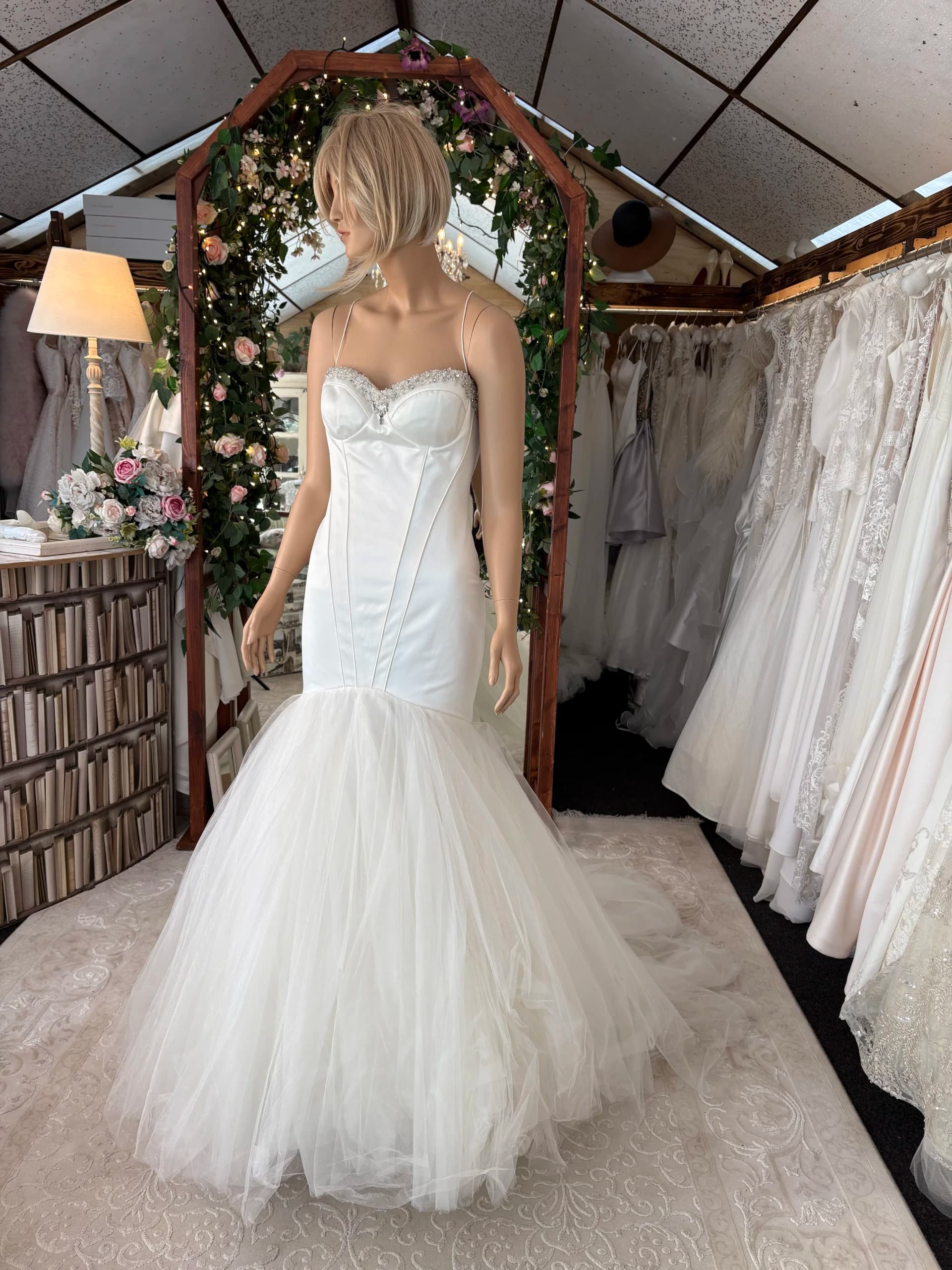 Celina – Preloved brudekjole str. 38 - billede 5