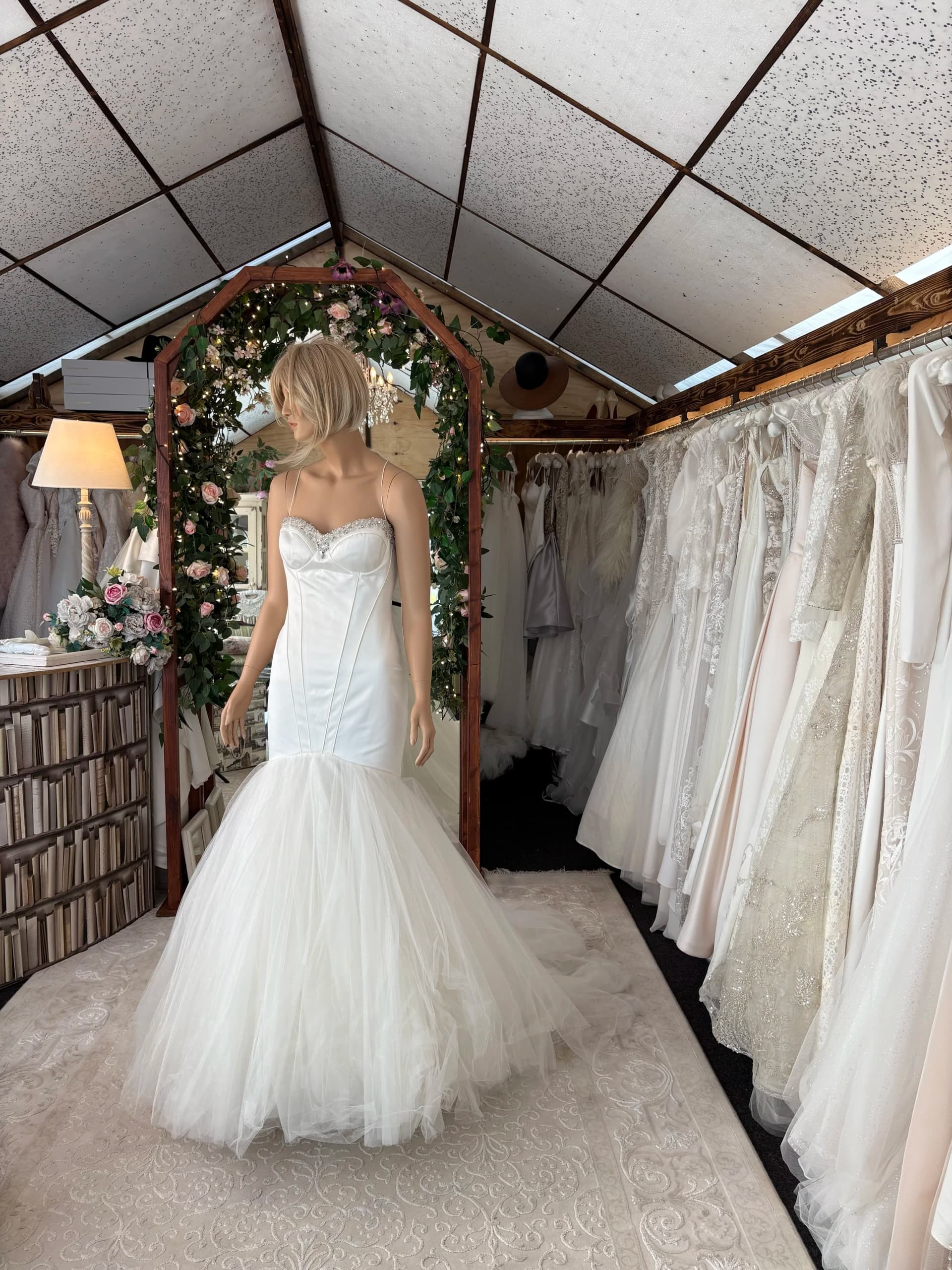 Celina – Preloved brudekjole str. 38 - billede 6