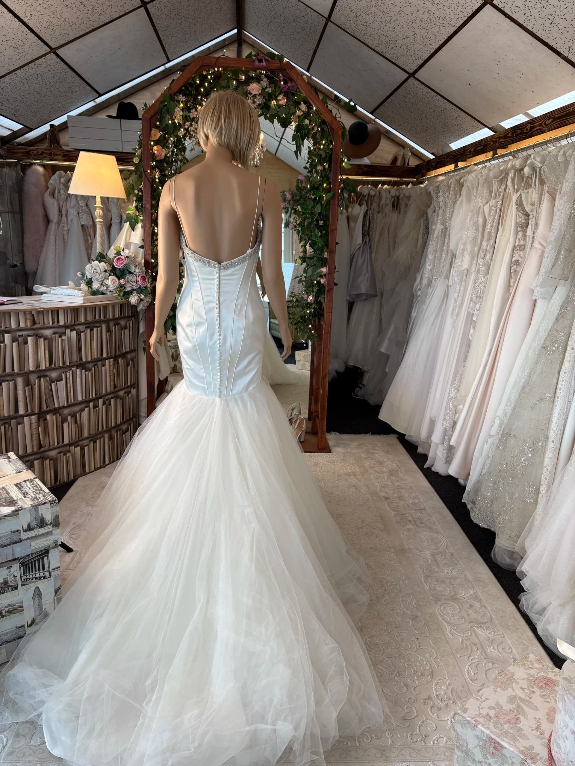 Celina – Preloved brudekjole str. 38 - billede 3