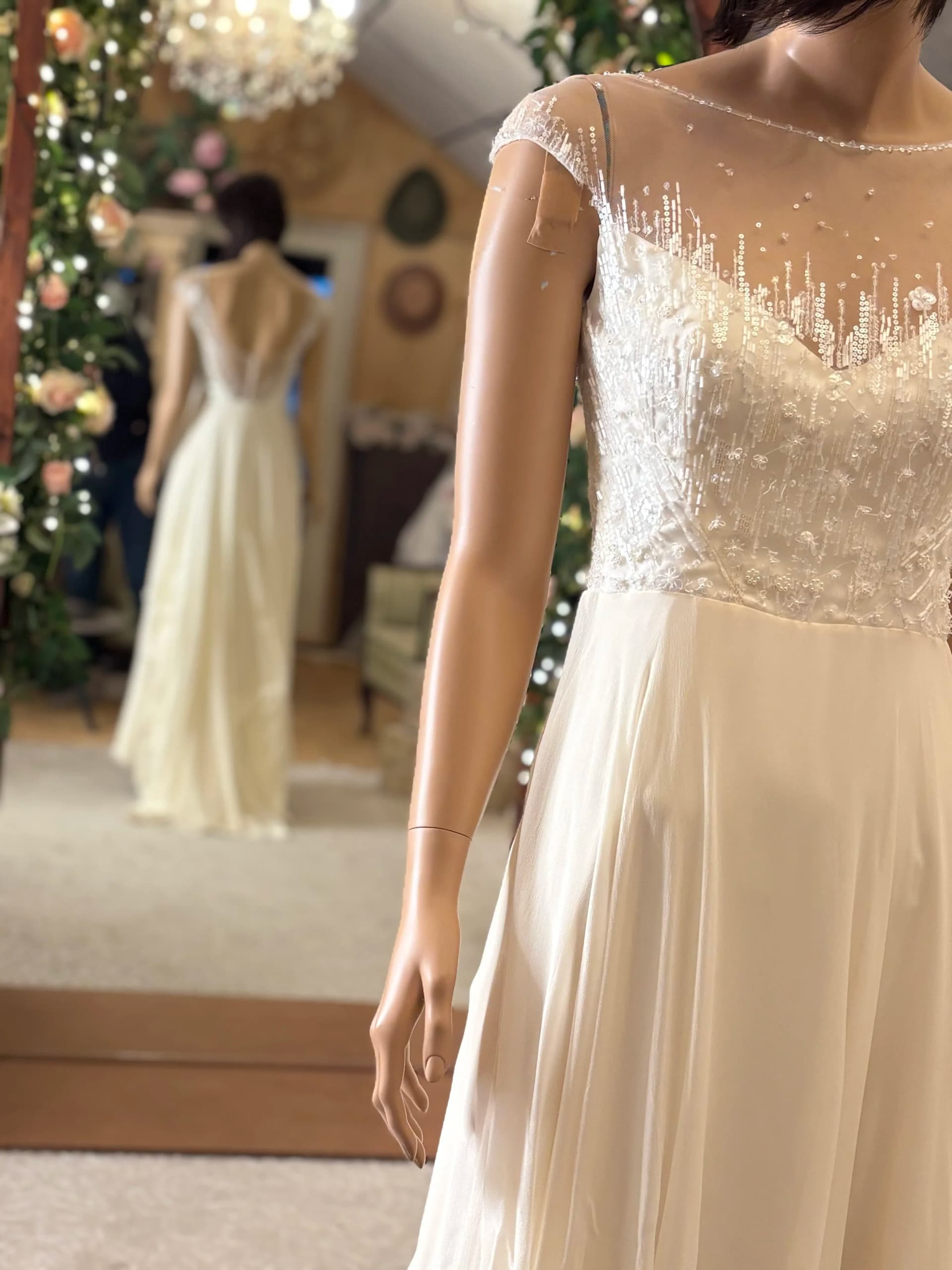 Jenny – Preloved brudekjole str. 40 - billede 6