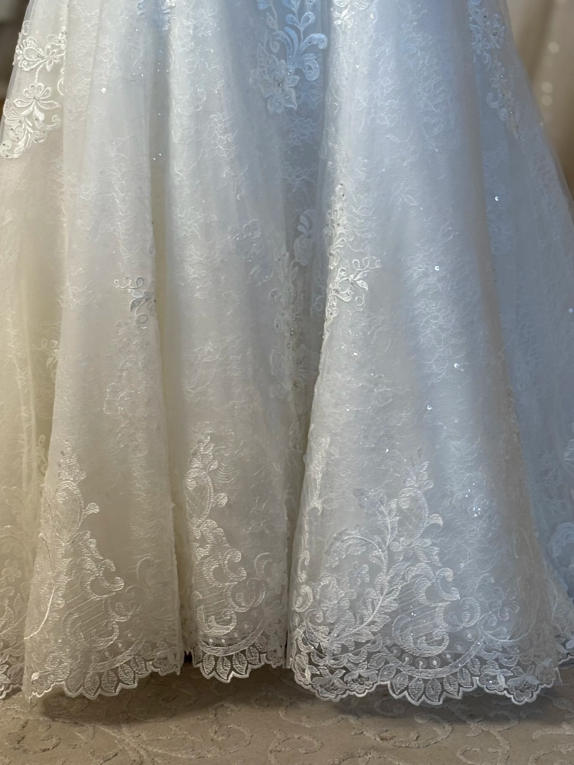 Bitten – Preloved brudekjole str. 38 - billede 8