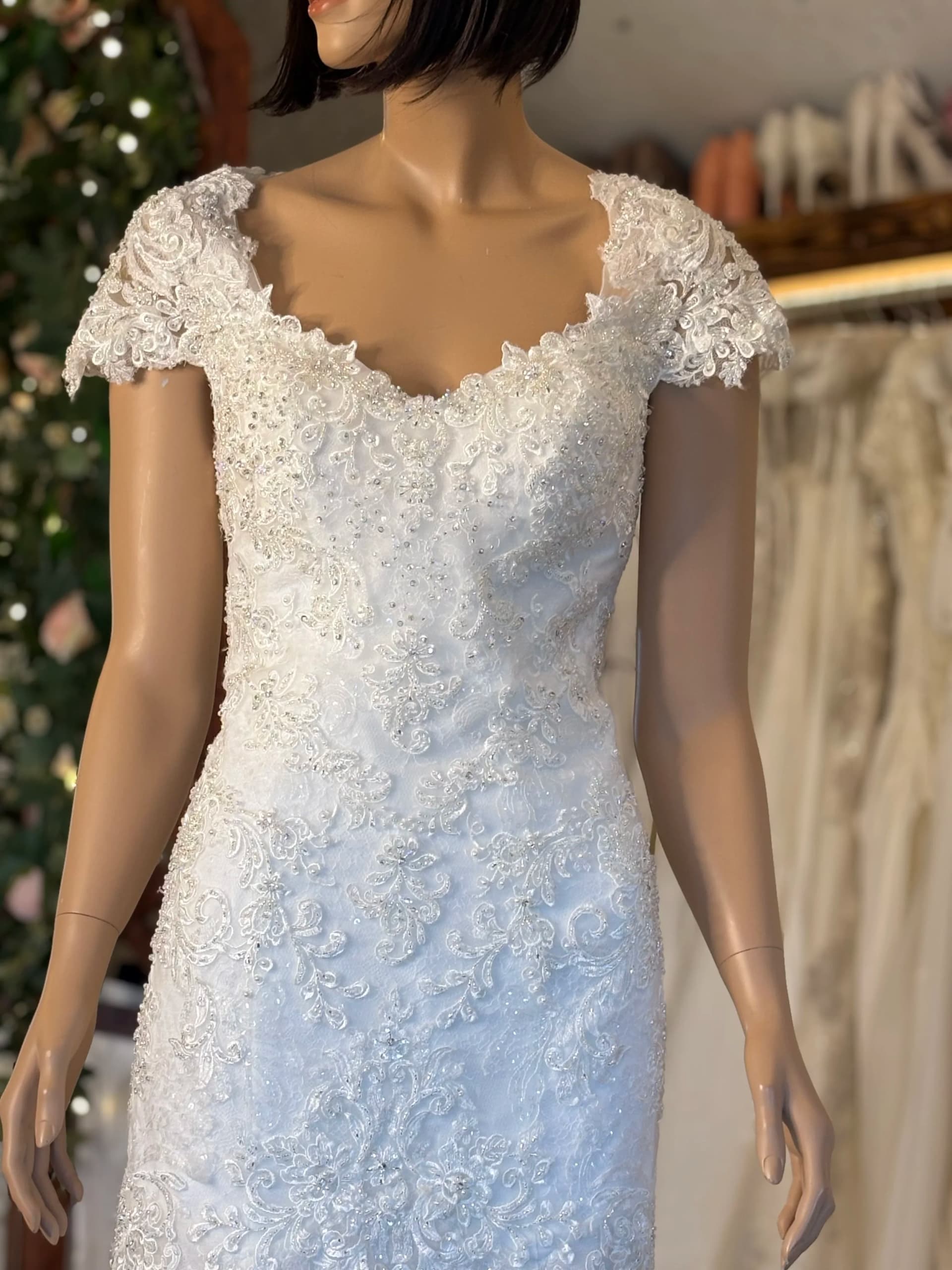 Bitten – Preloved brudekjole str. 38 - billede 9