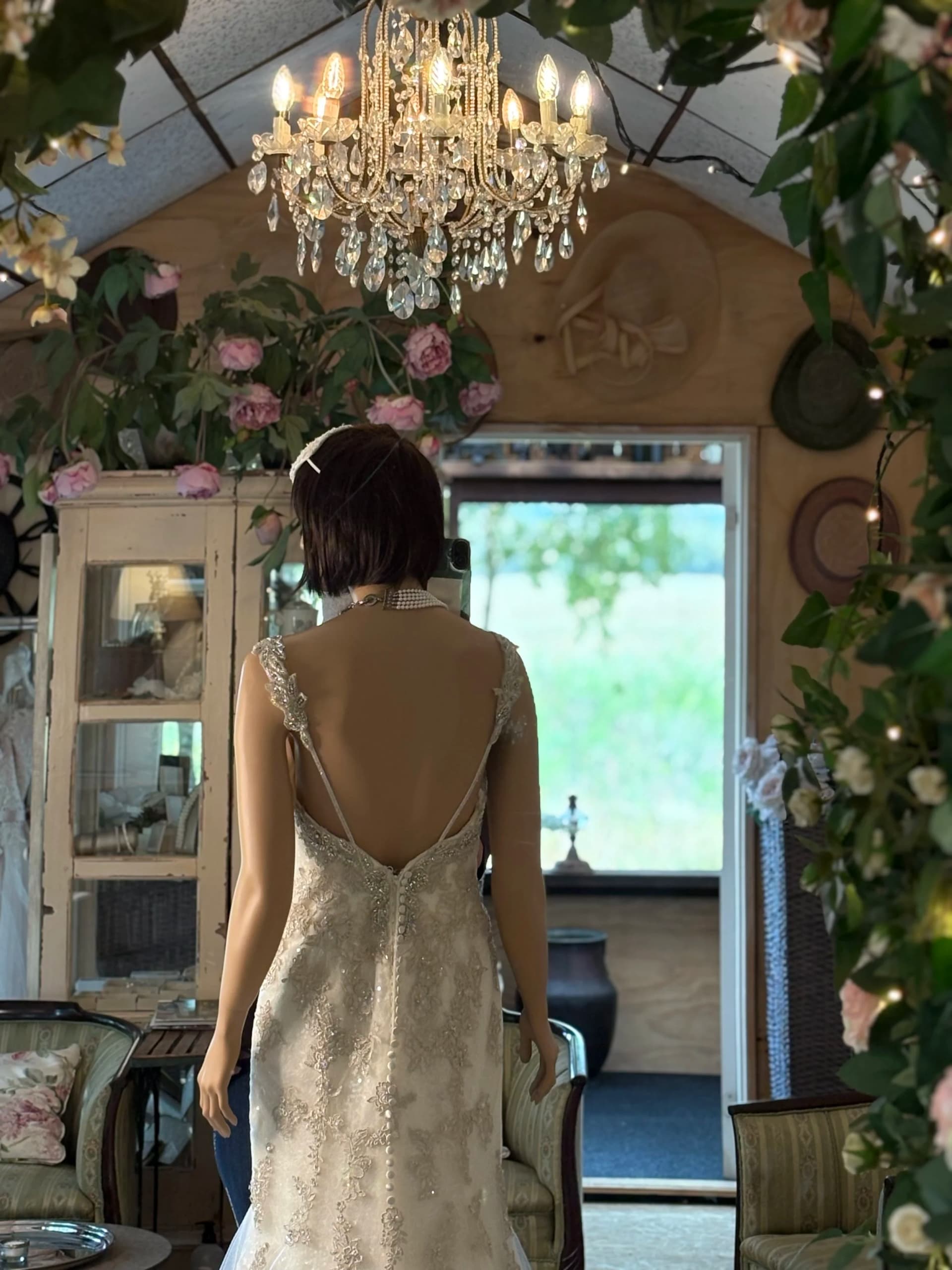 Luise – Preloved brudekjole str. 38 - billede 5