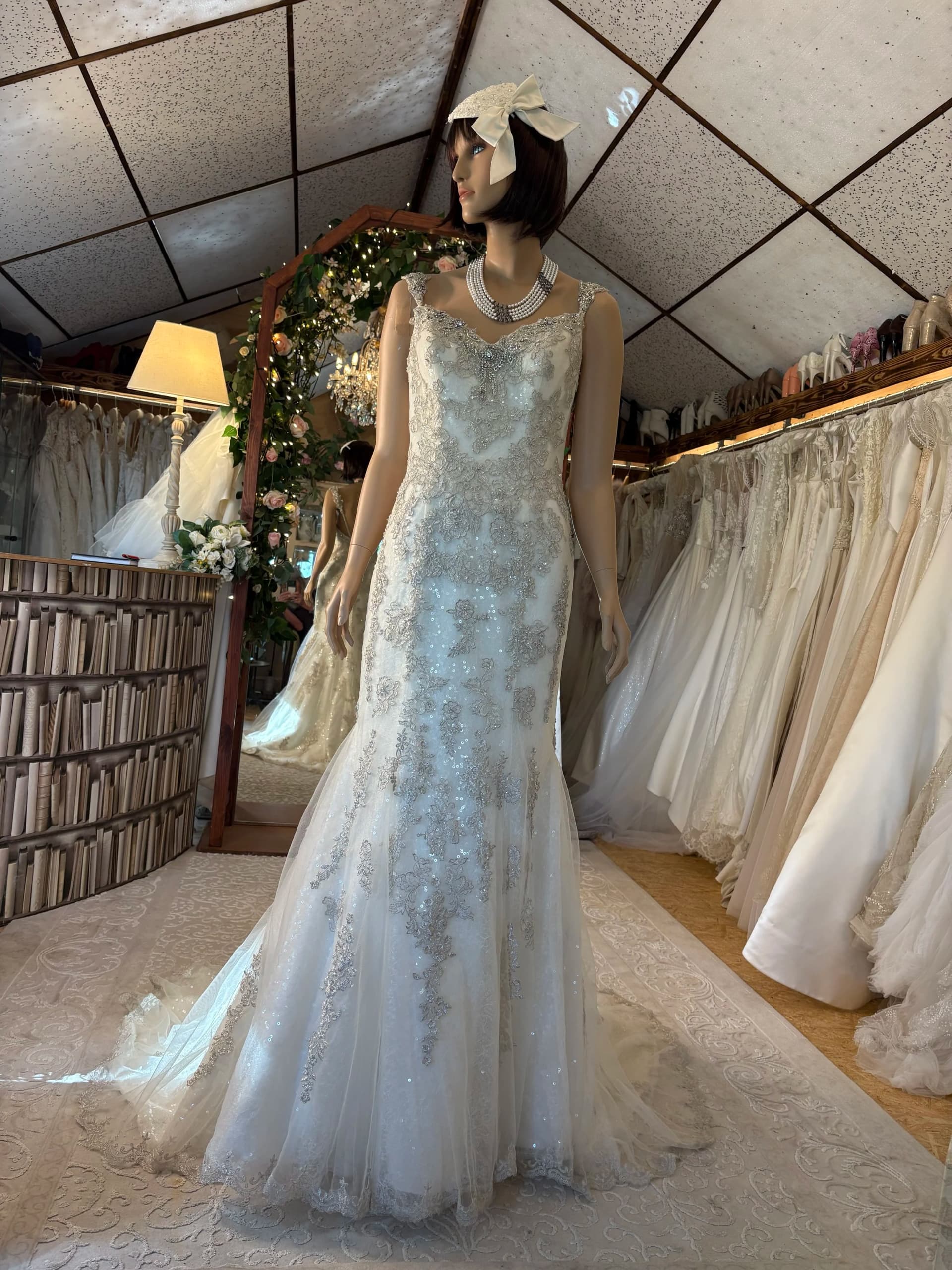 Luise – Preloved brudekjole str. 38 - billede 1