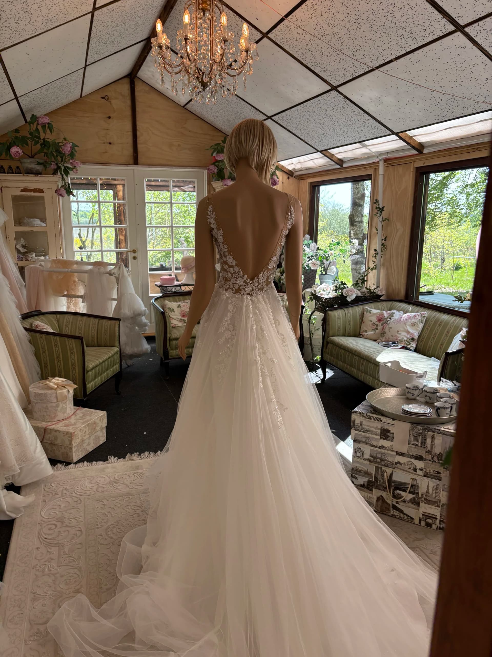 Dittemarie – Preloved brudekjole str. 40 - billede 4