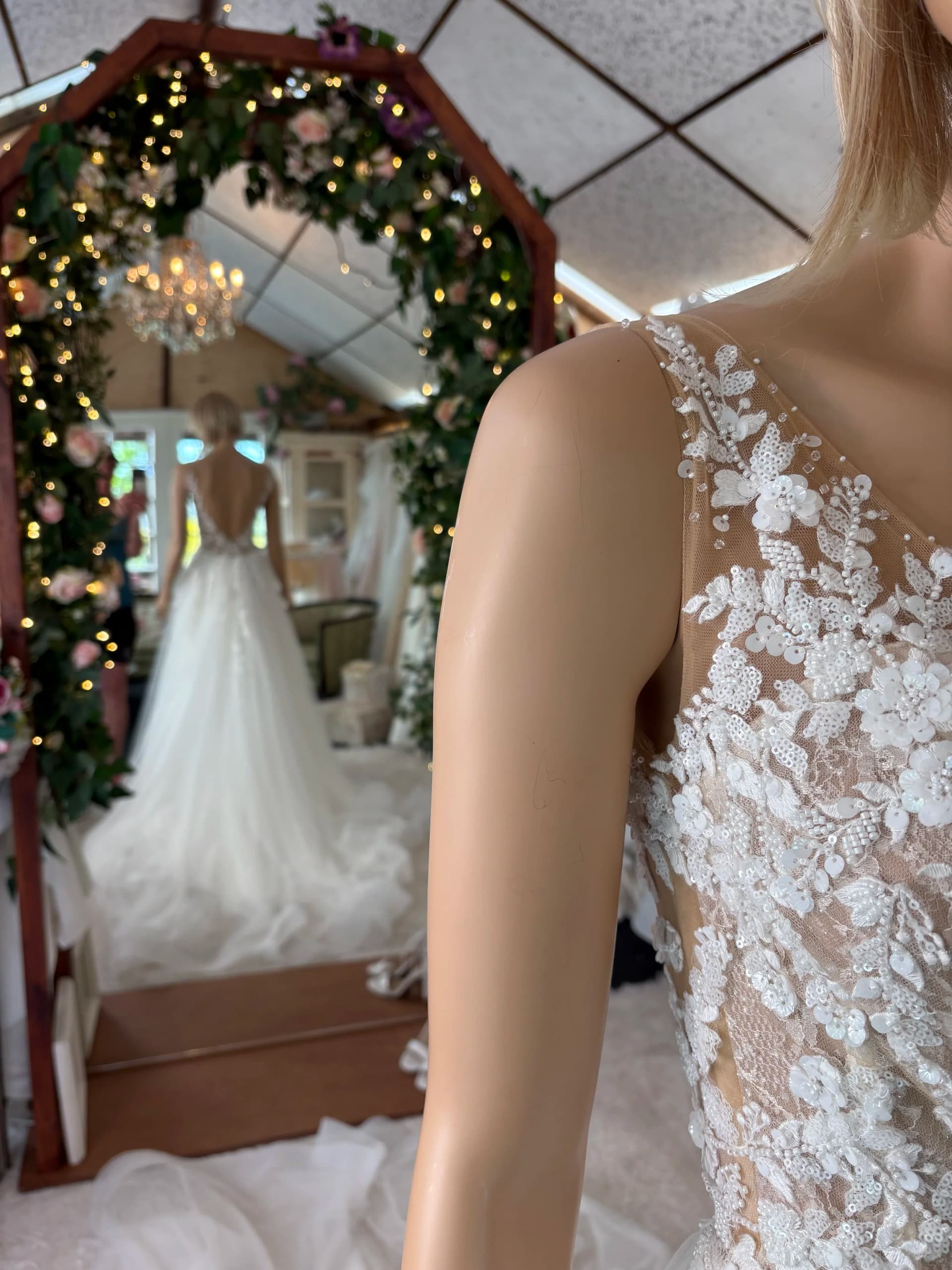 Dittemarie – Preloved brudekjole str. 40 - billede 5