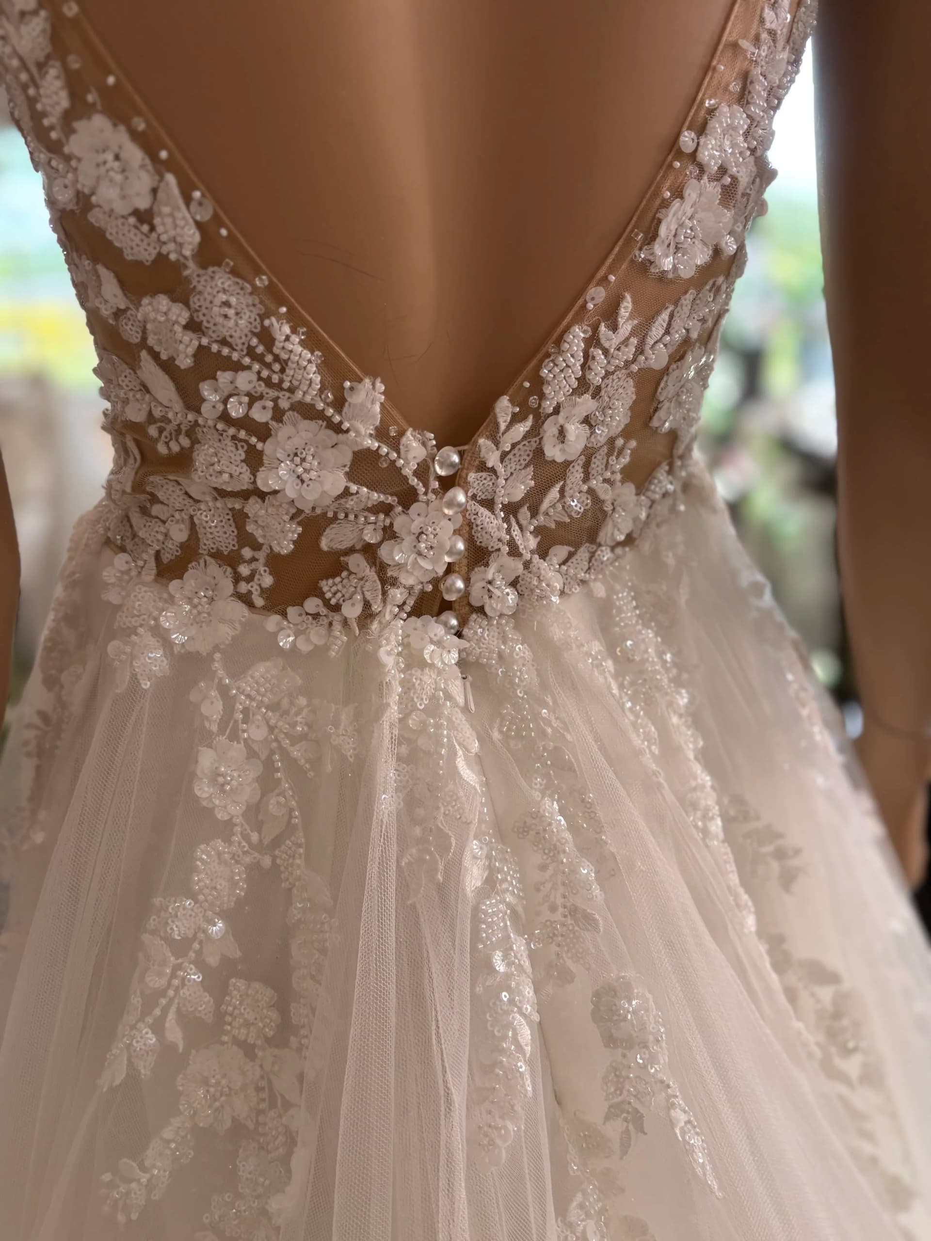 Dittemarie – Preloved brudekjole str. 40 - billede 3