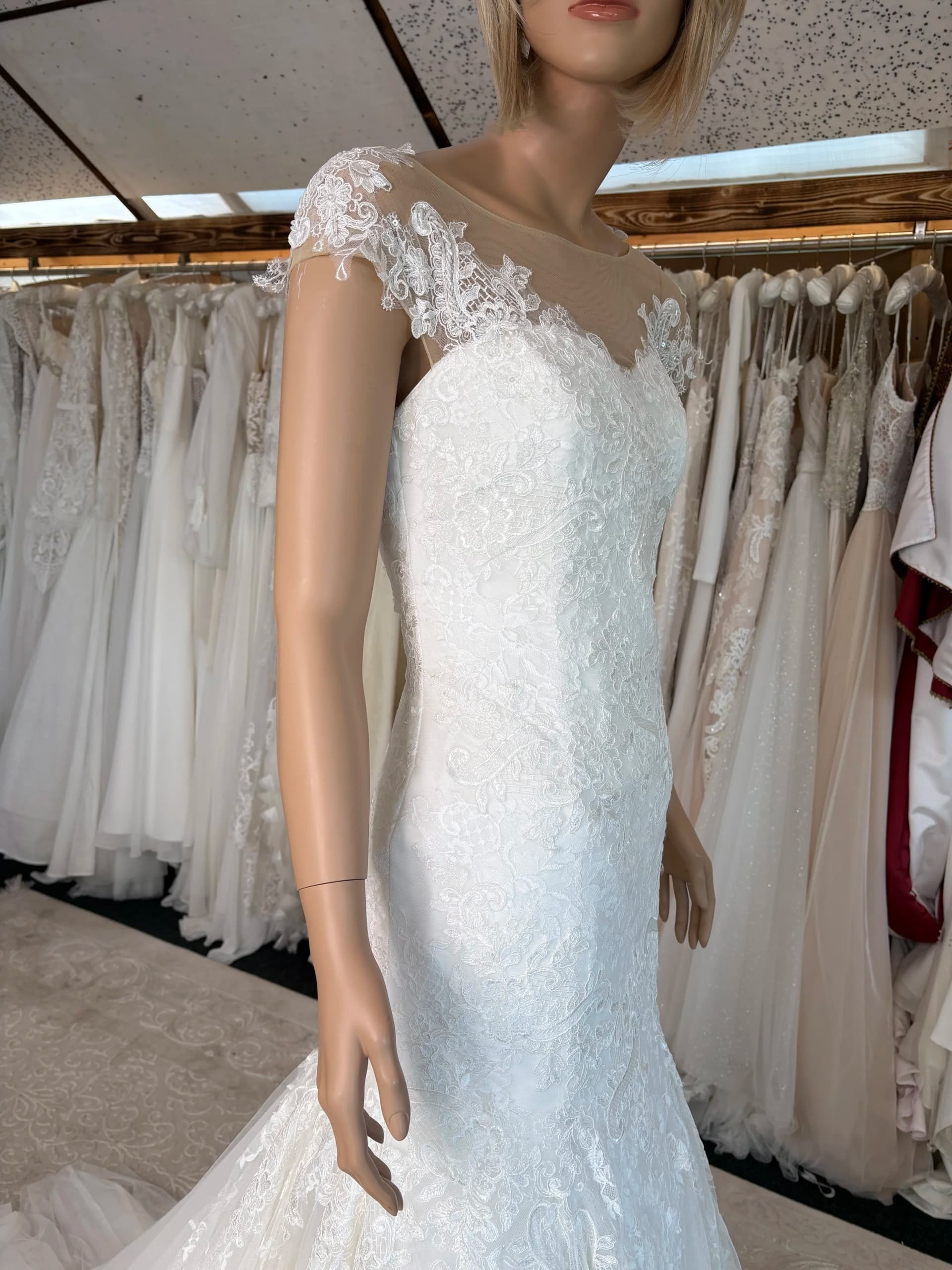 Petrine – Preloved brudekjole str. 36 - billede 1
