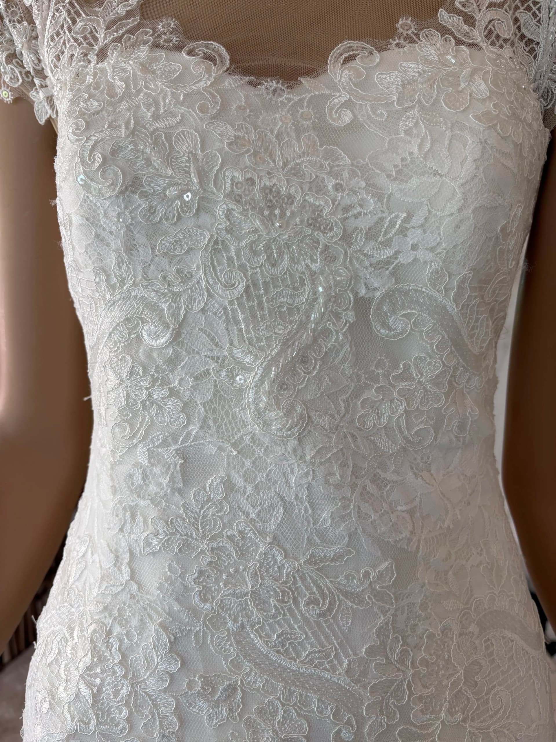 Petrine – Preloved brudekjole str. 36 - billede 5