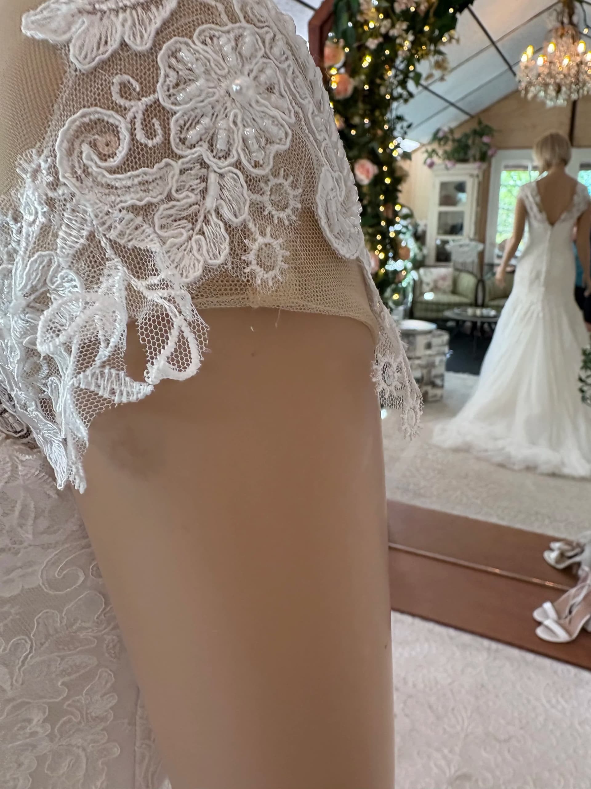 Petrine – Preloved brudekjole str. 36 - billede 4