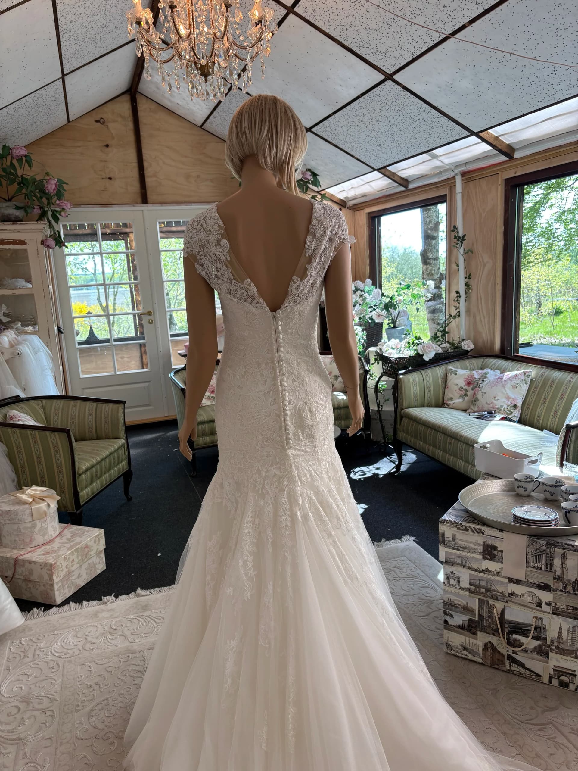 Petrine – Preloved brudekjole str. 36 - billede 7
