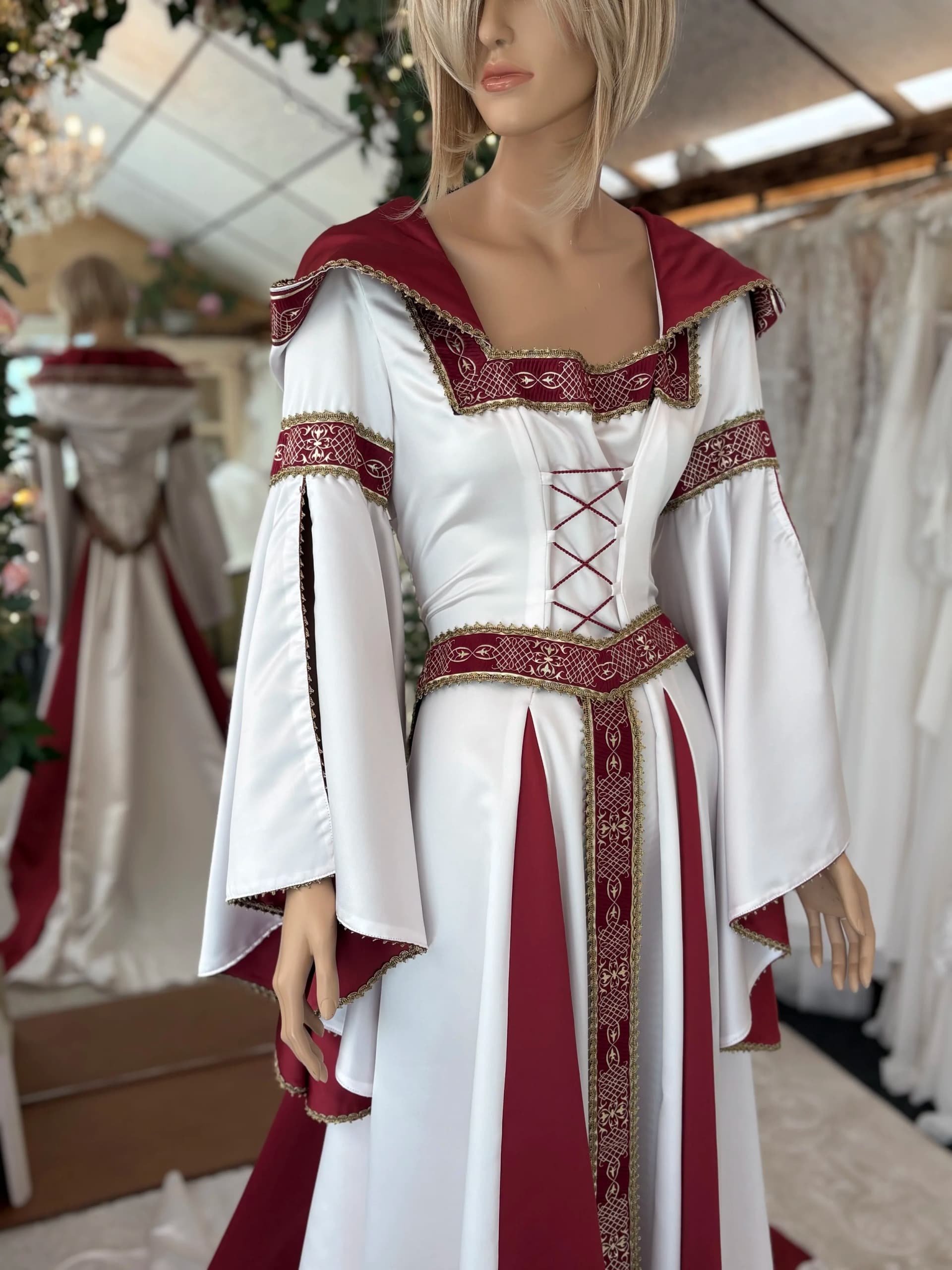 Agnes – Preloved brudekjole str. 38-40 - billede 10