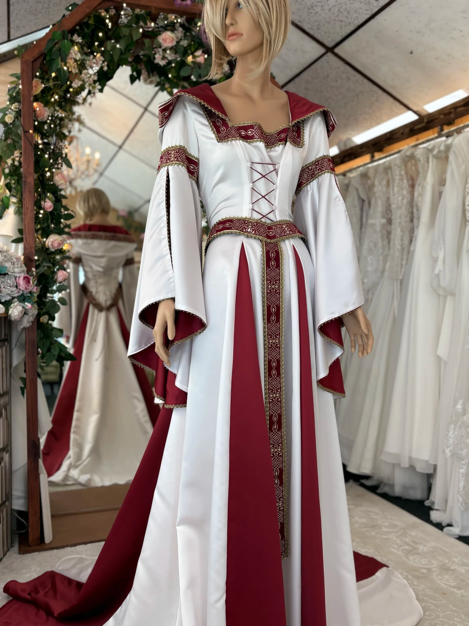 Agnes – Preloved brudekjole str. 38-40 - billede 11