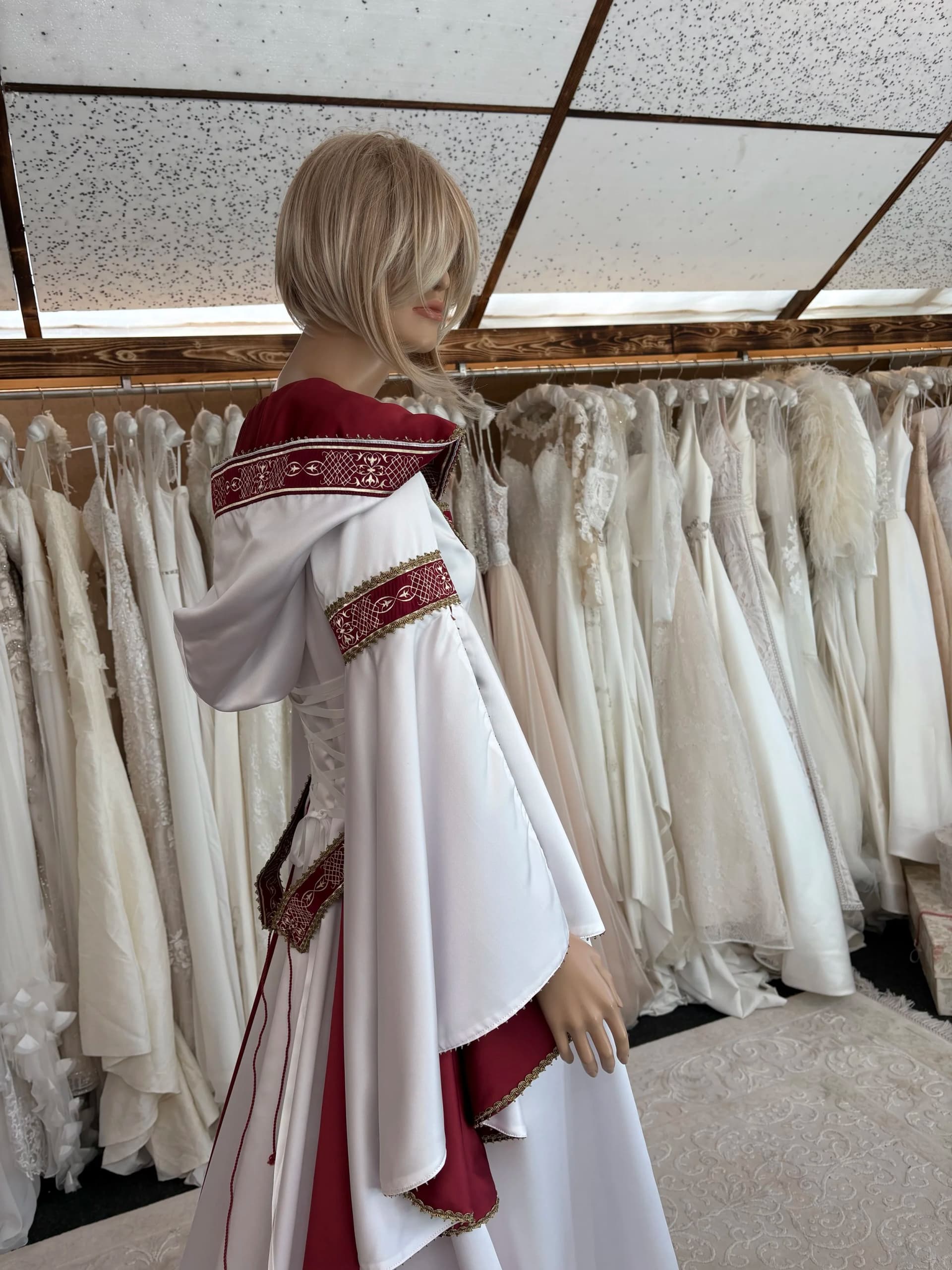Agnes – Preloved brudekjole str. 38-40 - billede 9