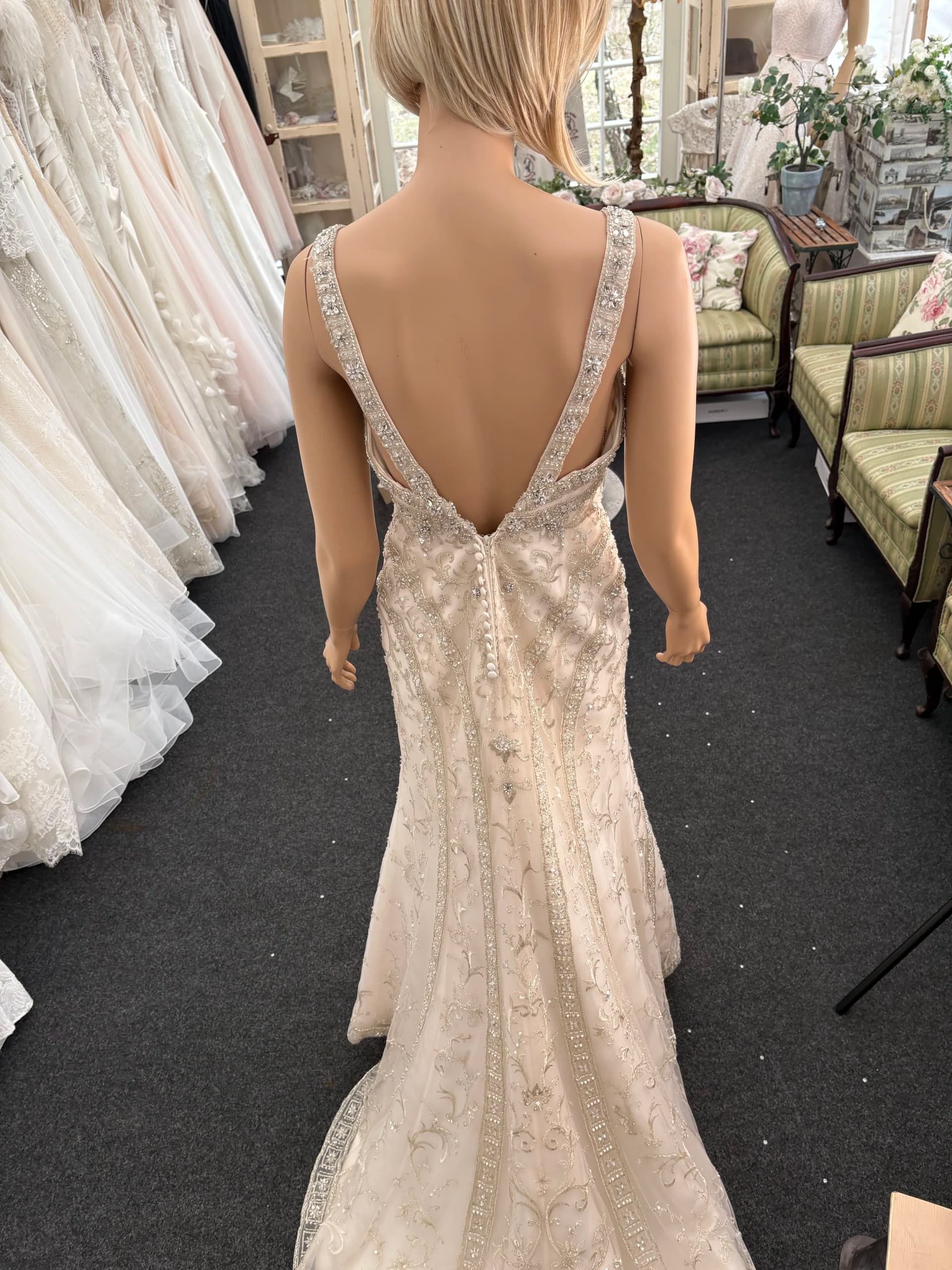 Sofia – Preloved brudekjole str. 36 - billede 5