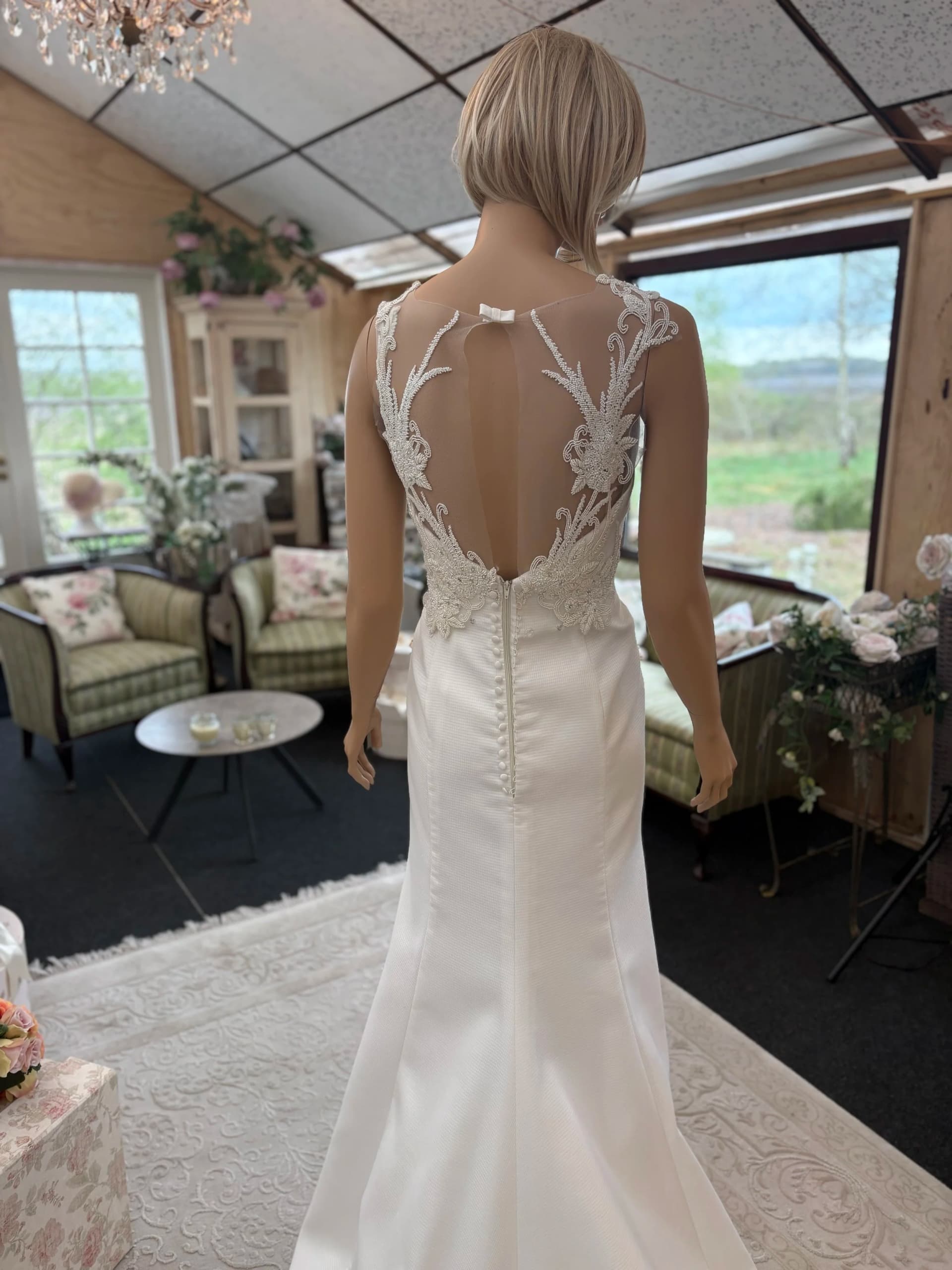 Asta - Preloved brudekjole – str. 38 - billede 4