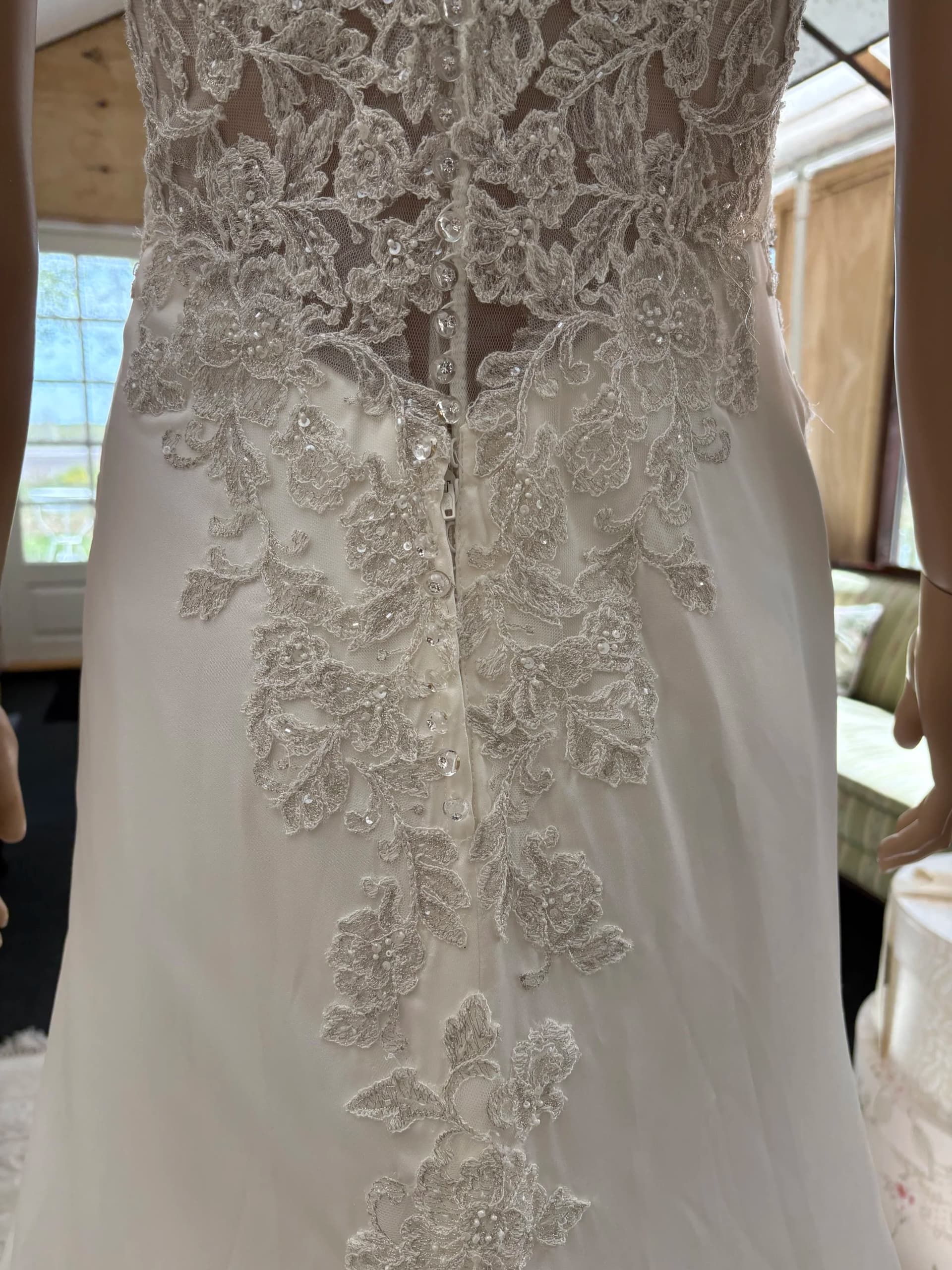 Linette – Preloved brudekjole str. 36 - billede 8