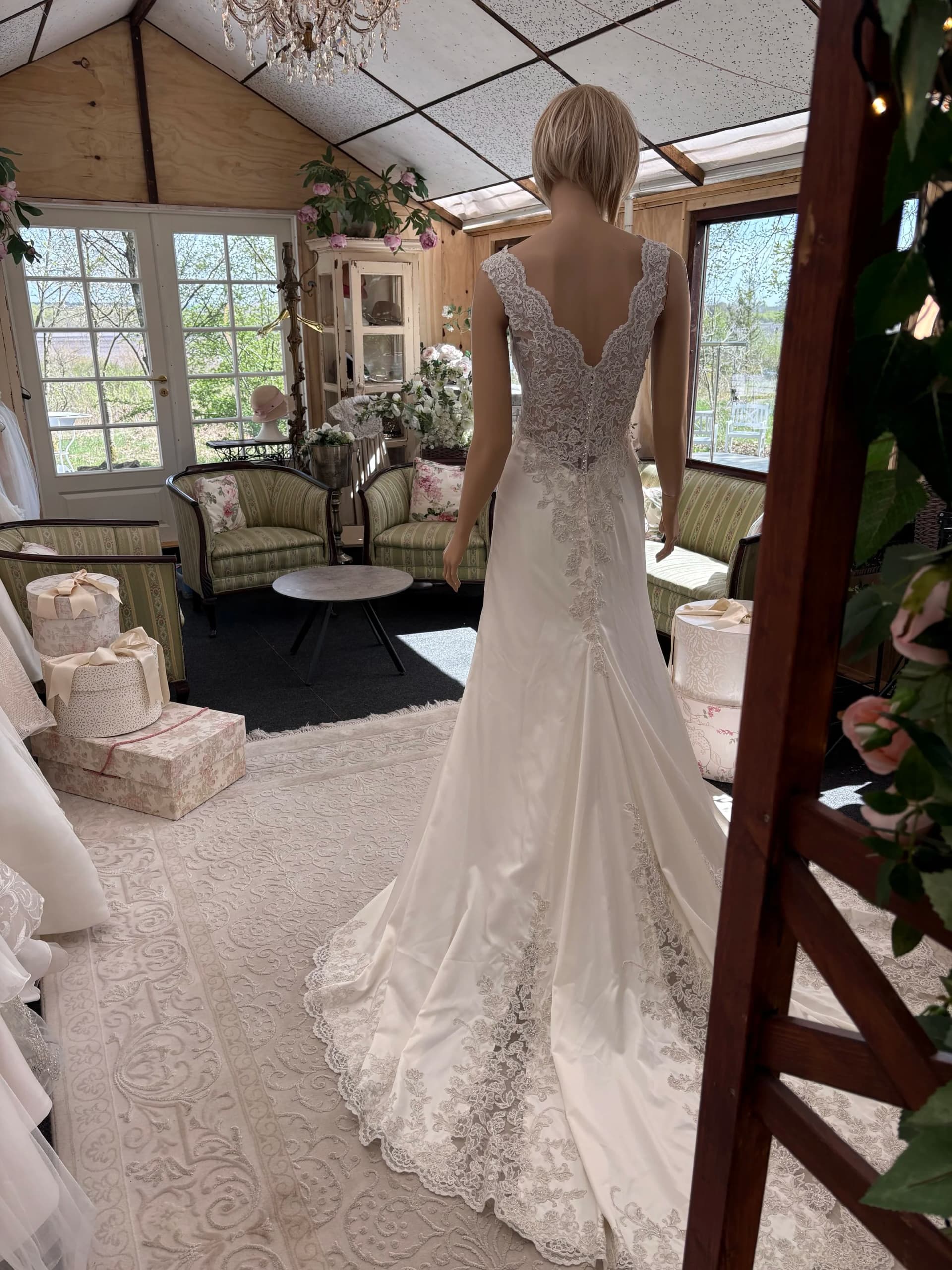 Linette – Preloved brudekjole str. 36 - billede 3