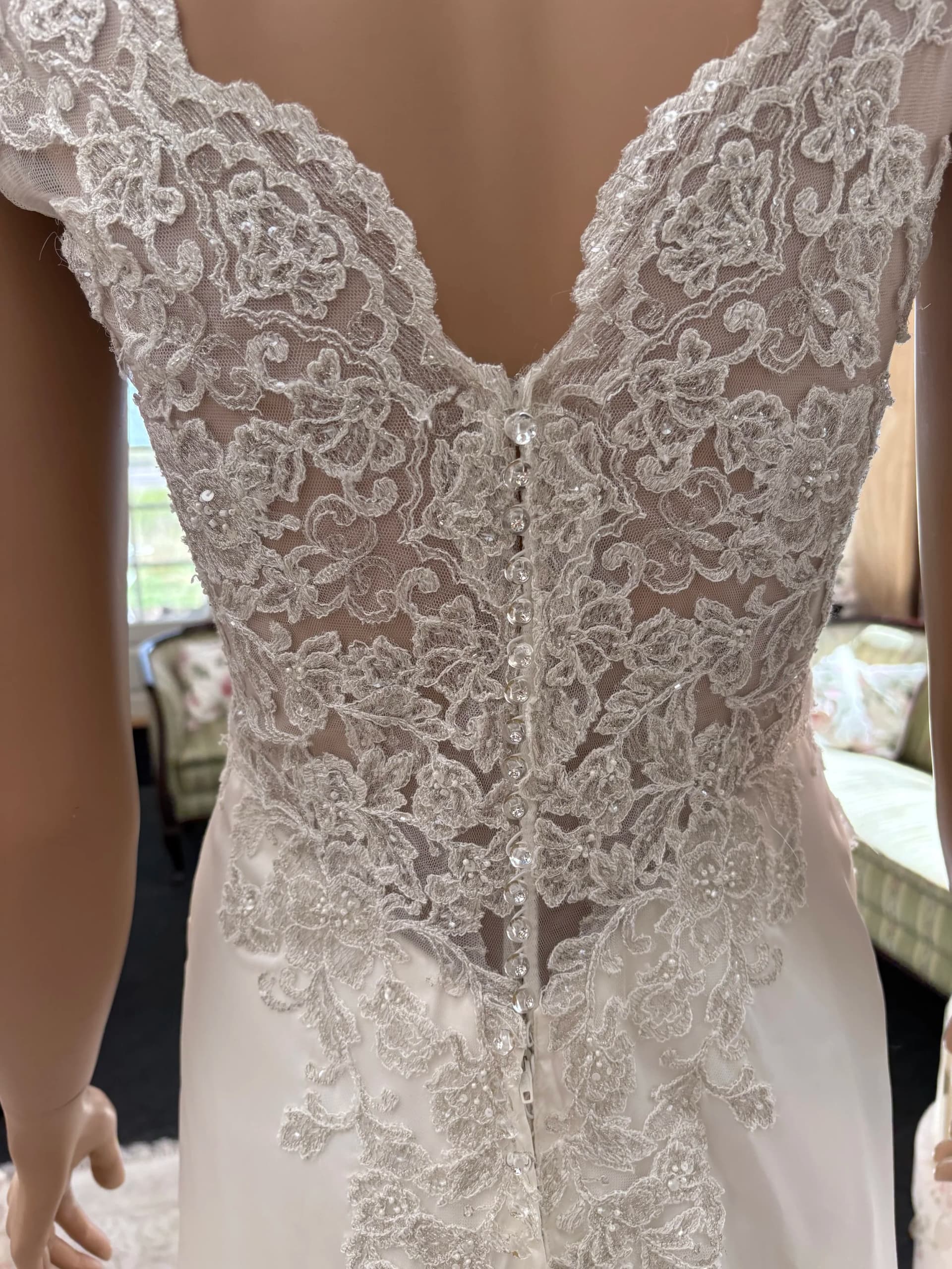 Linette – Preloved brudekjole str. 36 - billede 4
