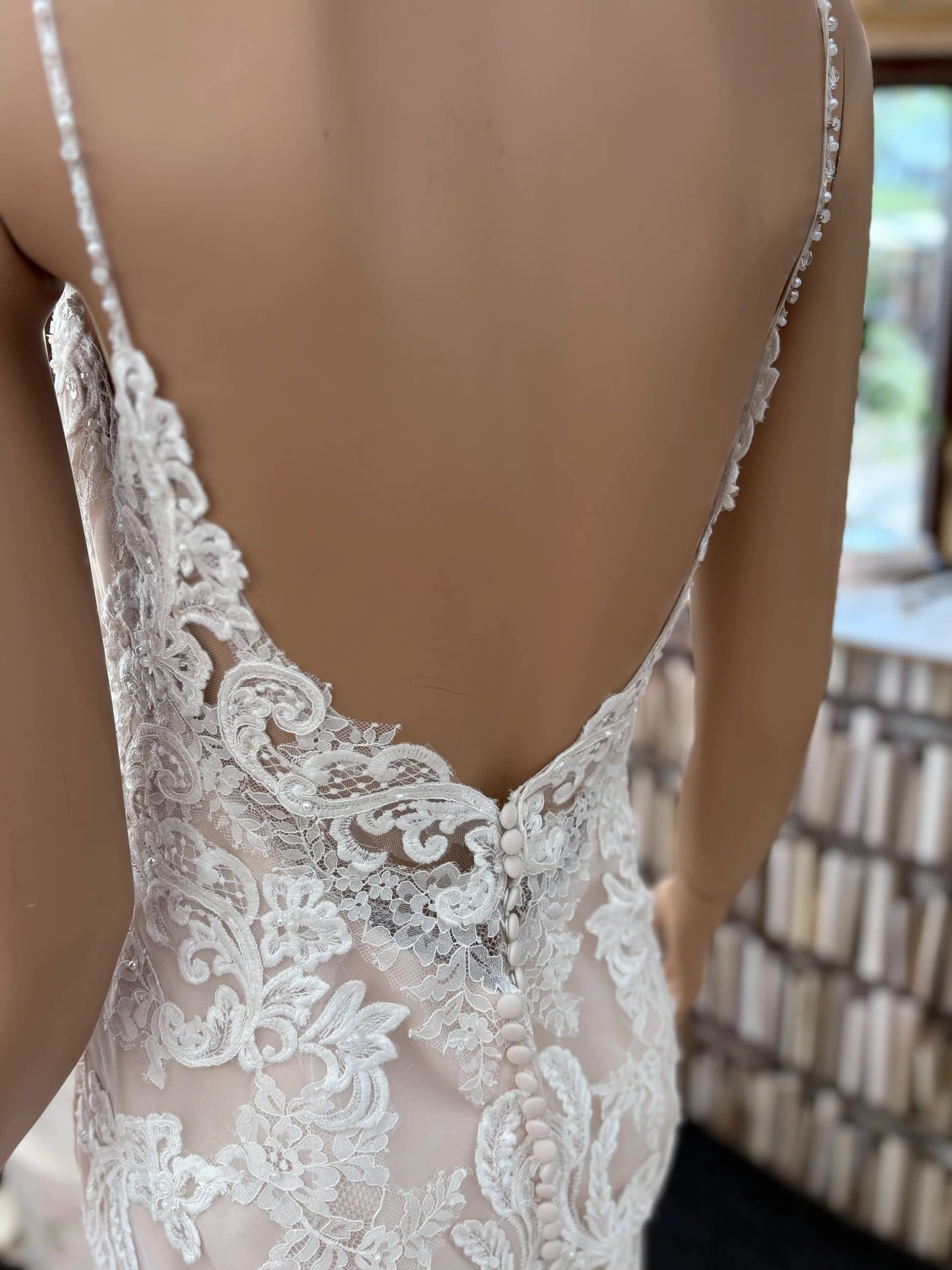 Elina – Preloved brudekjole str. 38 - billede 2