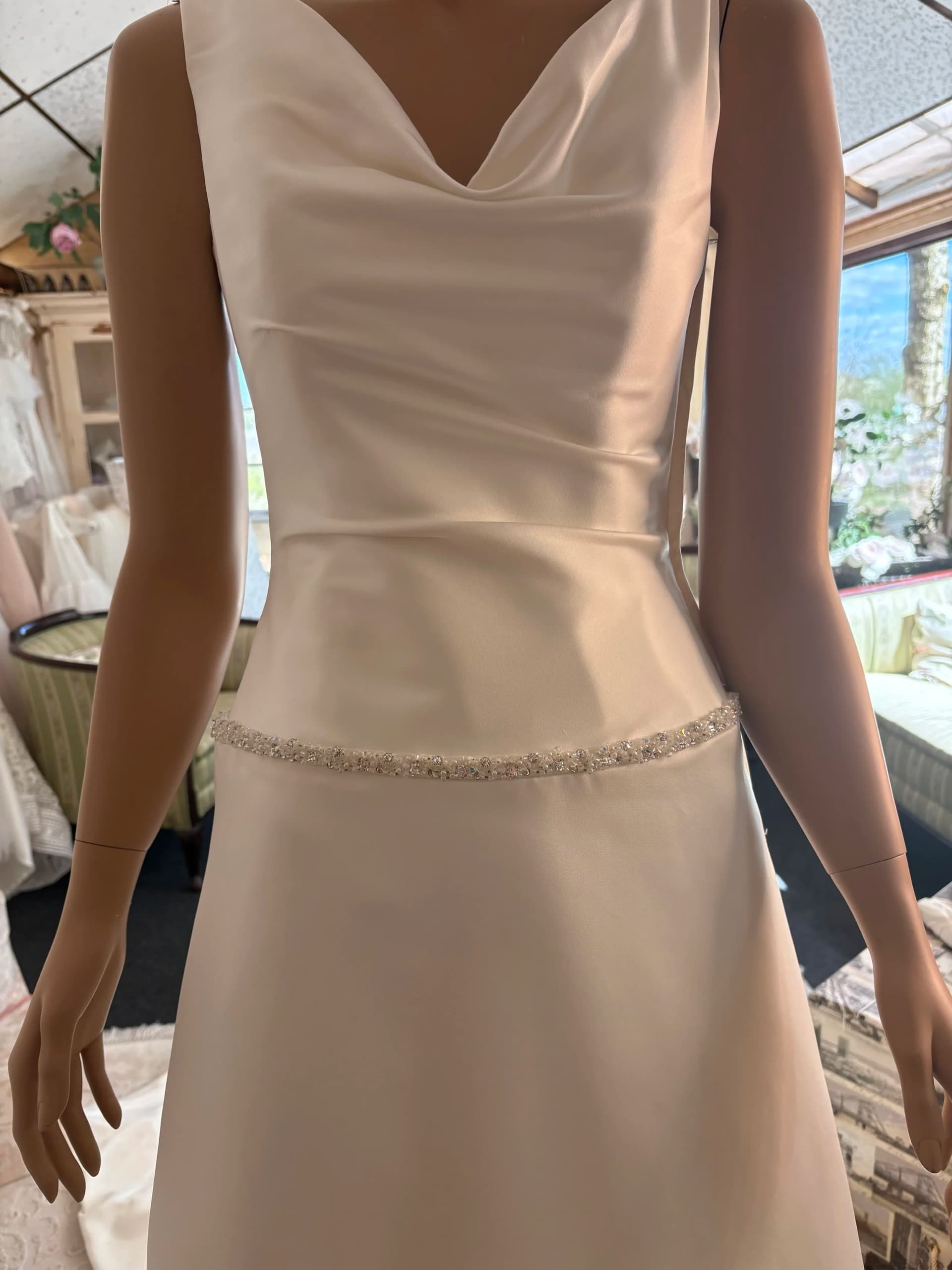 Petra – Preloved brudekjole str. 36-38 - billede 3