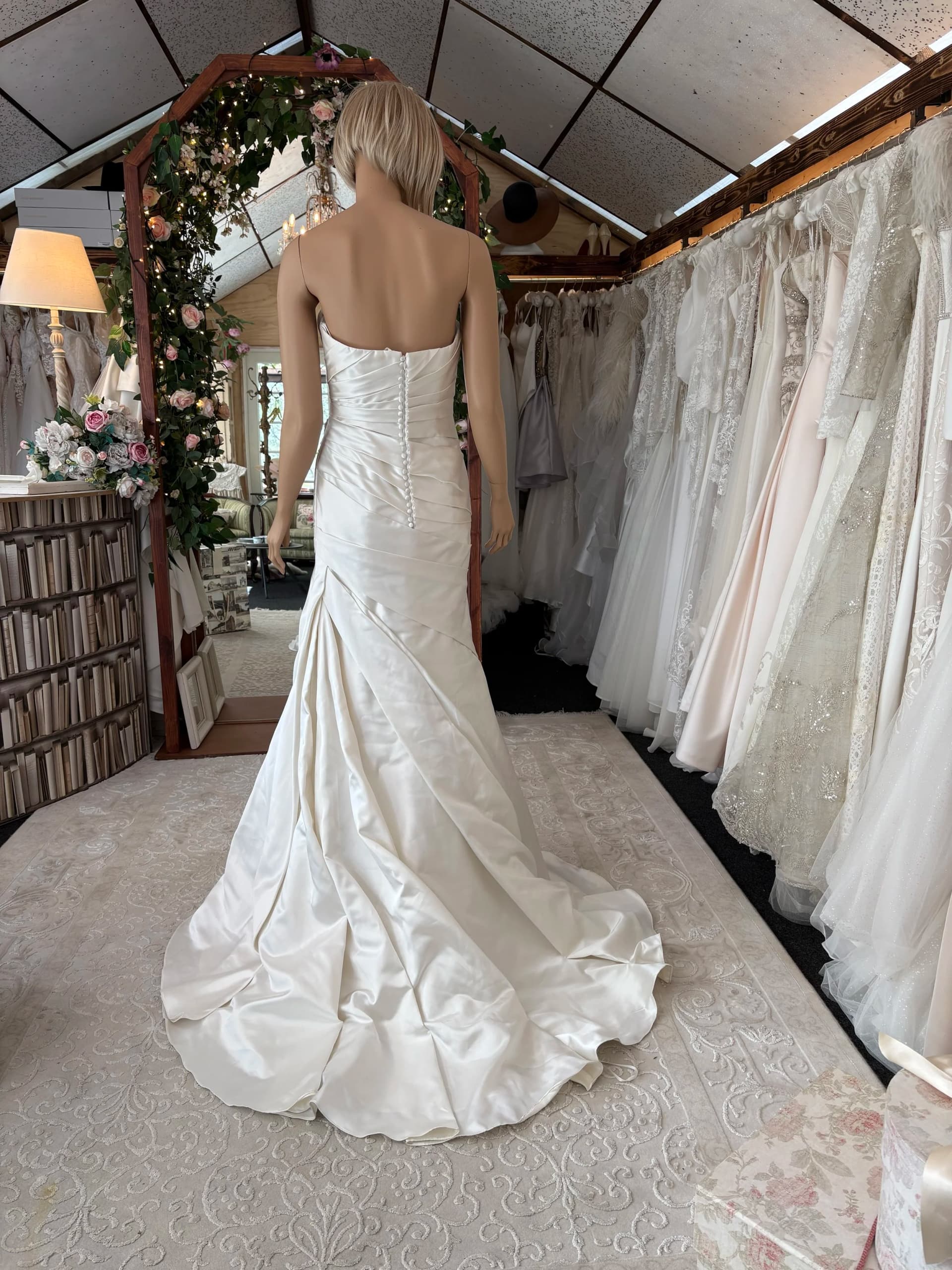 Tove – Preloved brudekjole str. 38 - billede 6