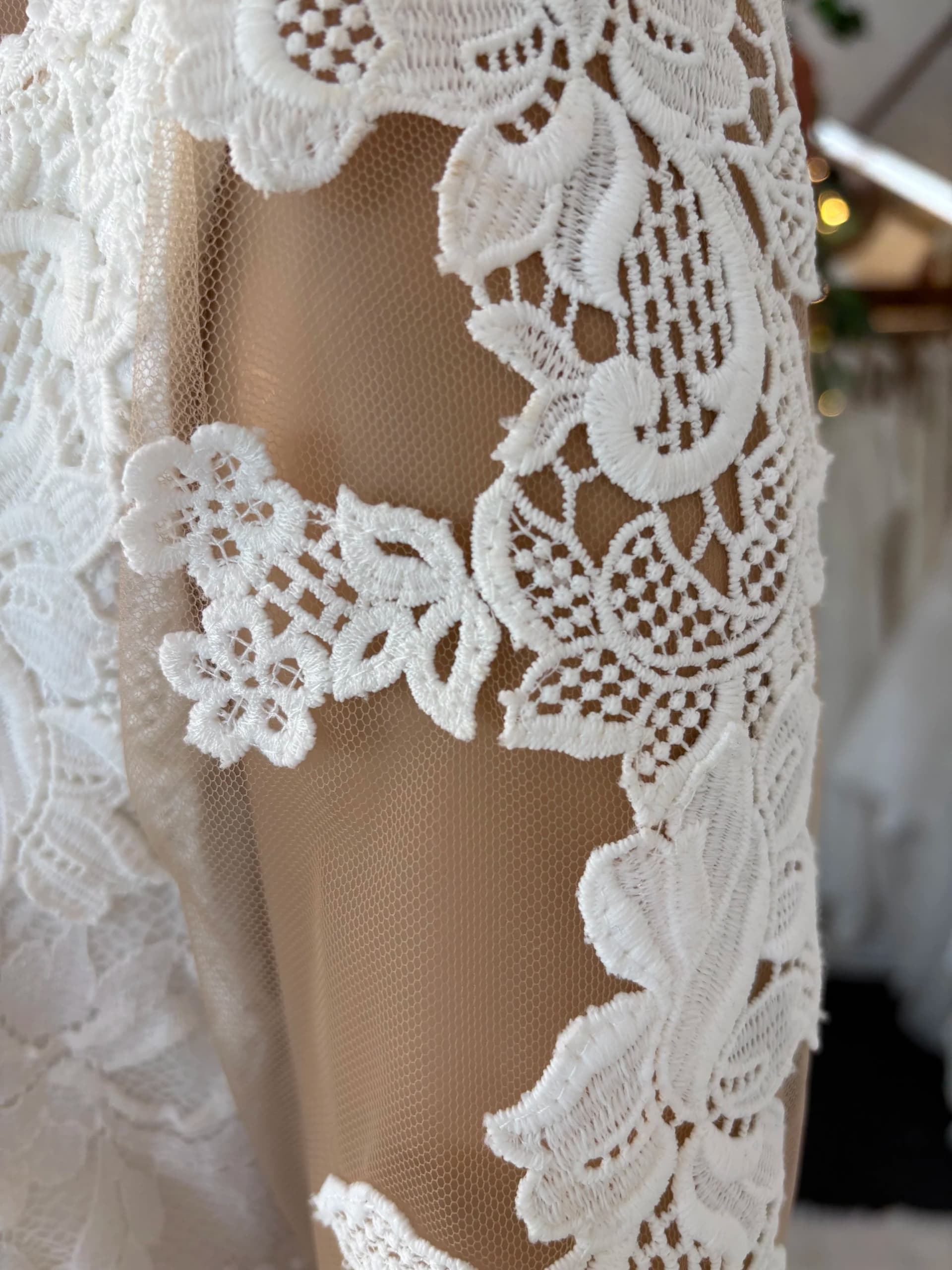 Madison – Preloved kort brudekjole str. 42 - billede 8
