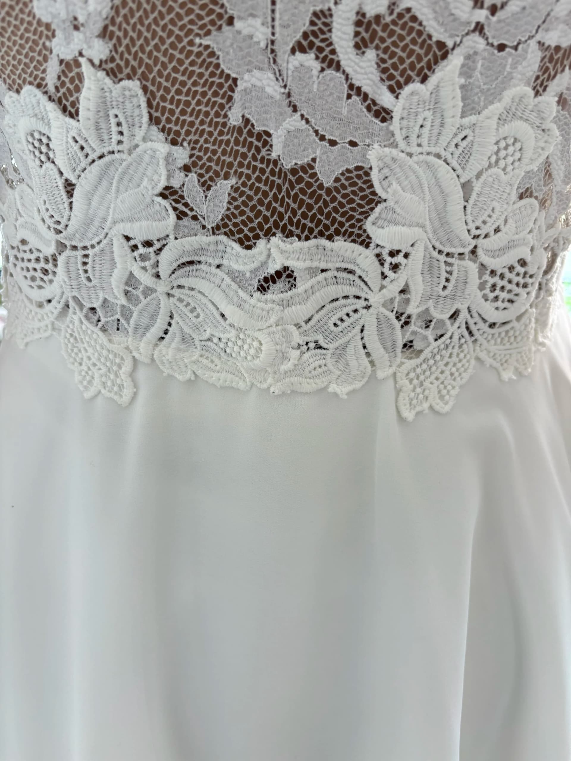 Madison – Preloved kort brudekjole str. 42 - billede 4