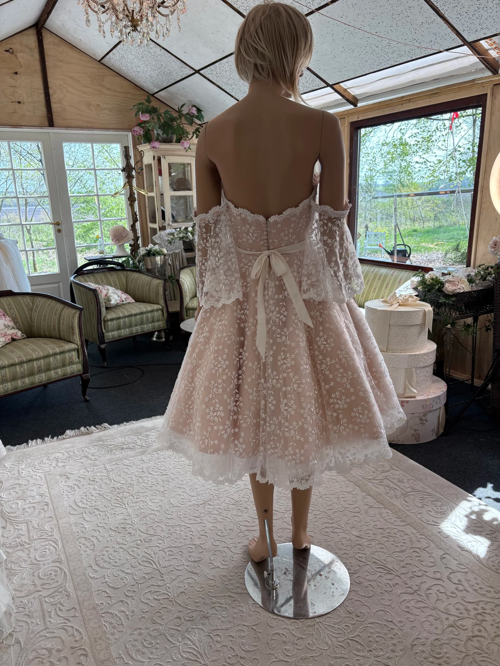Vicky – Preloved brudekjole str. 38 - billede 3