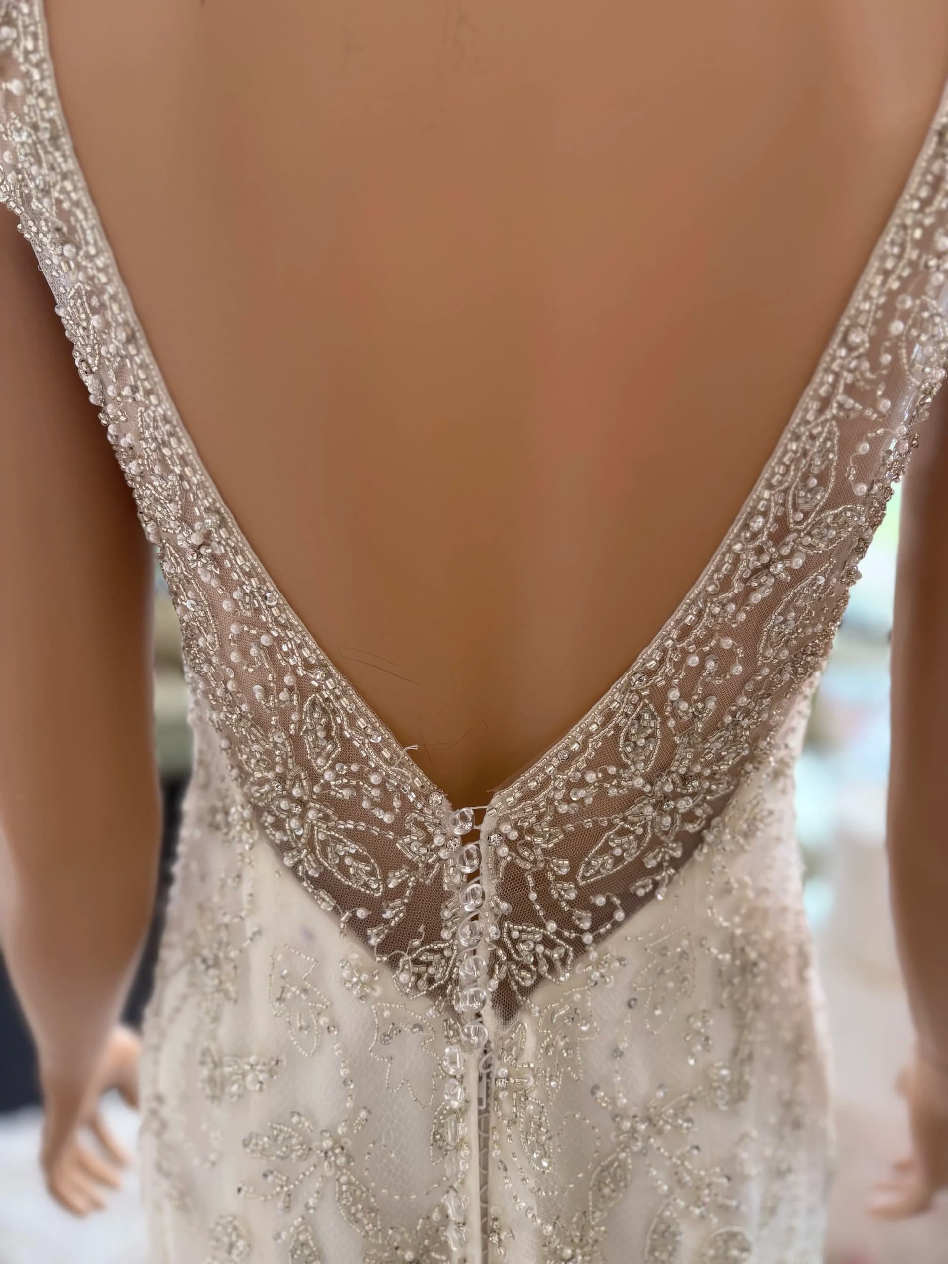 Karla – Preloved brudekjole str. 38 - billede 2