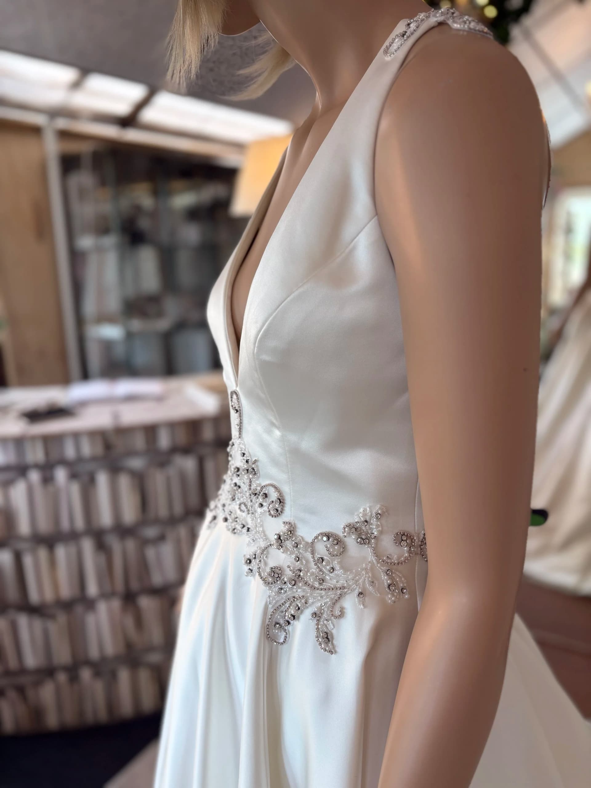 Gloria – Preloved brudekjole str. 38 - billede 7