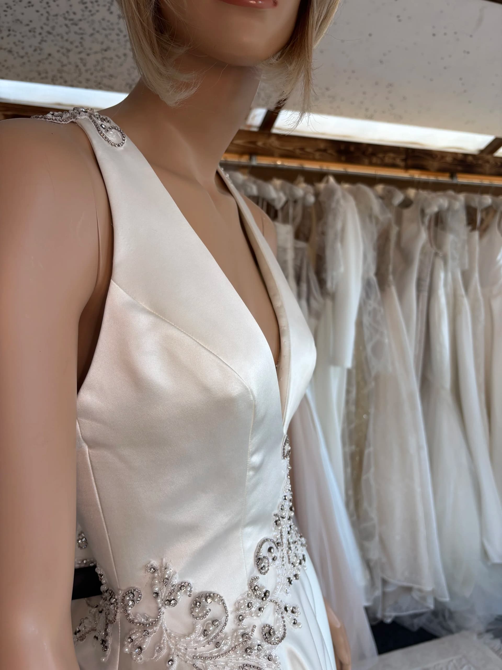 Gloria – Preloved brudekjole str. 38 - billede 3