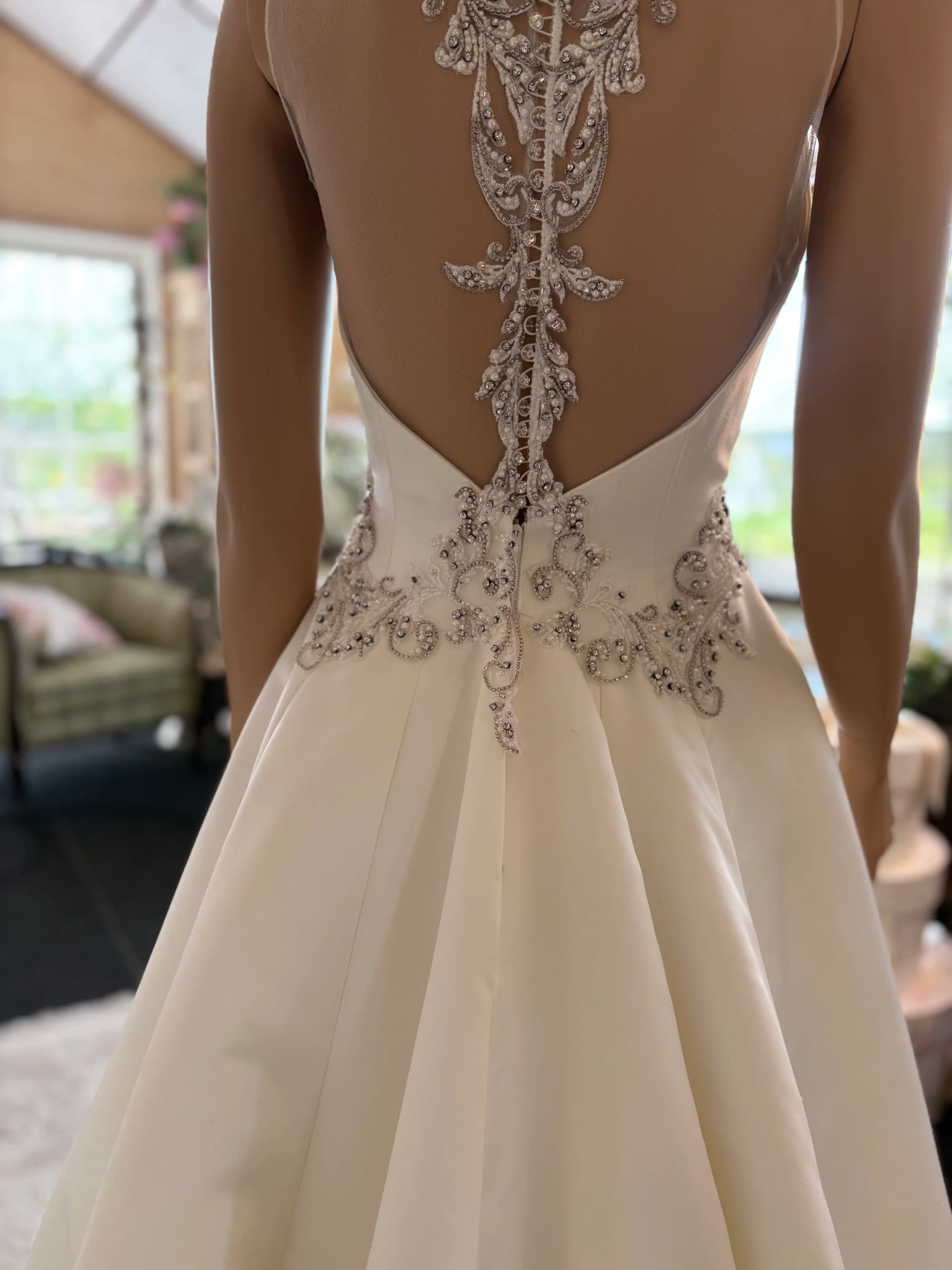 Gloria – Preloved brudekjole str. 38 - billede 5