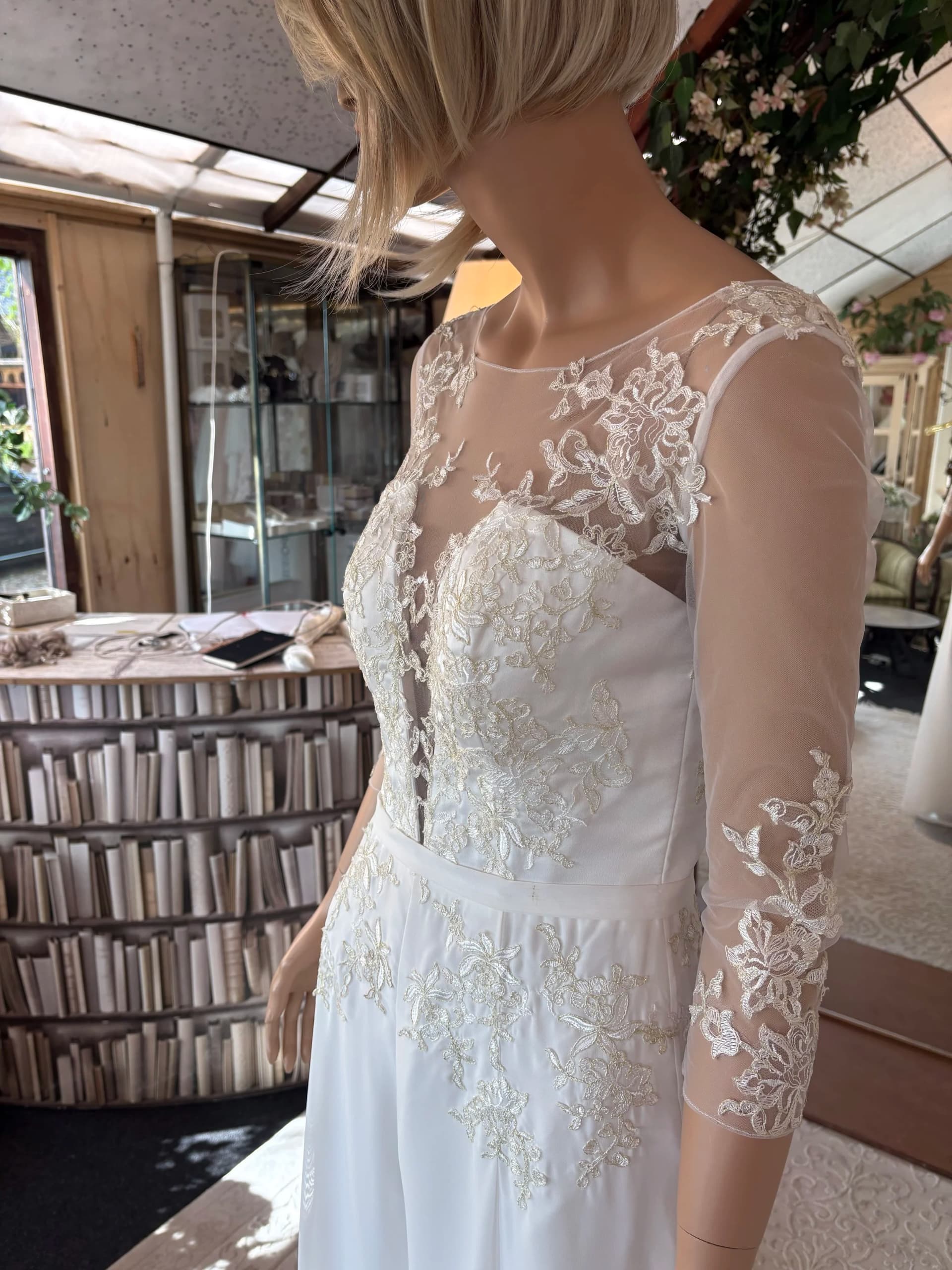 Nanna – Preloved brudebuksedragt str. 36 - billede 2