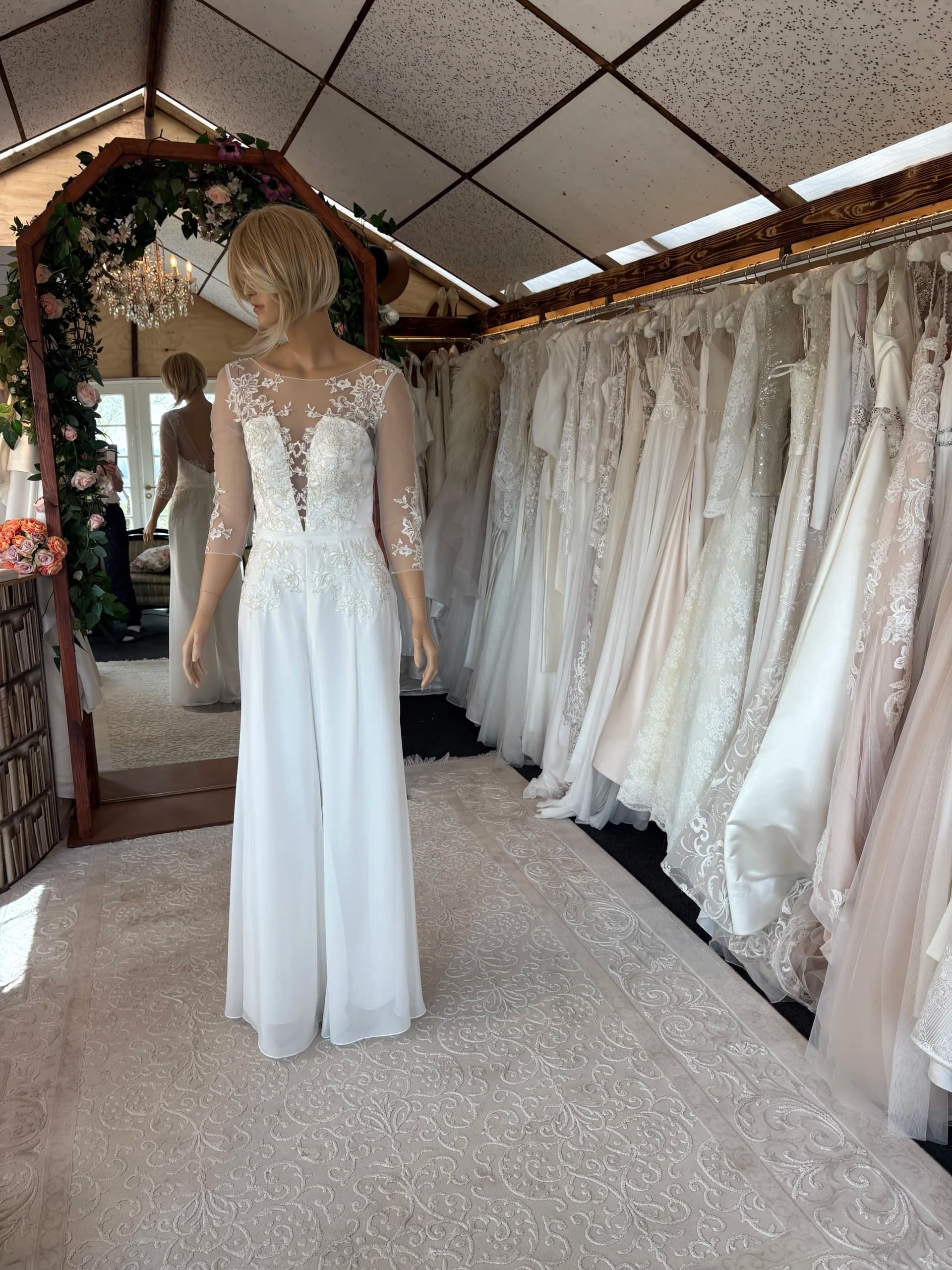 Nanna – Preloved brudebuksedragt str. 36 - billede 1