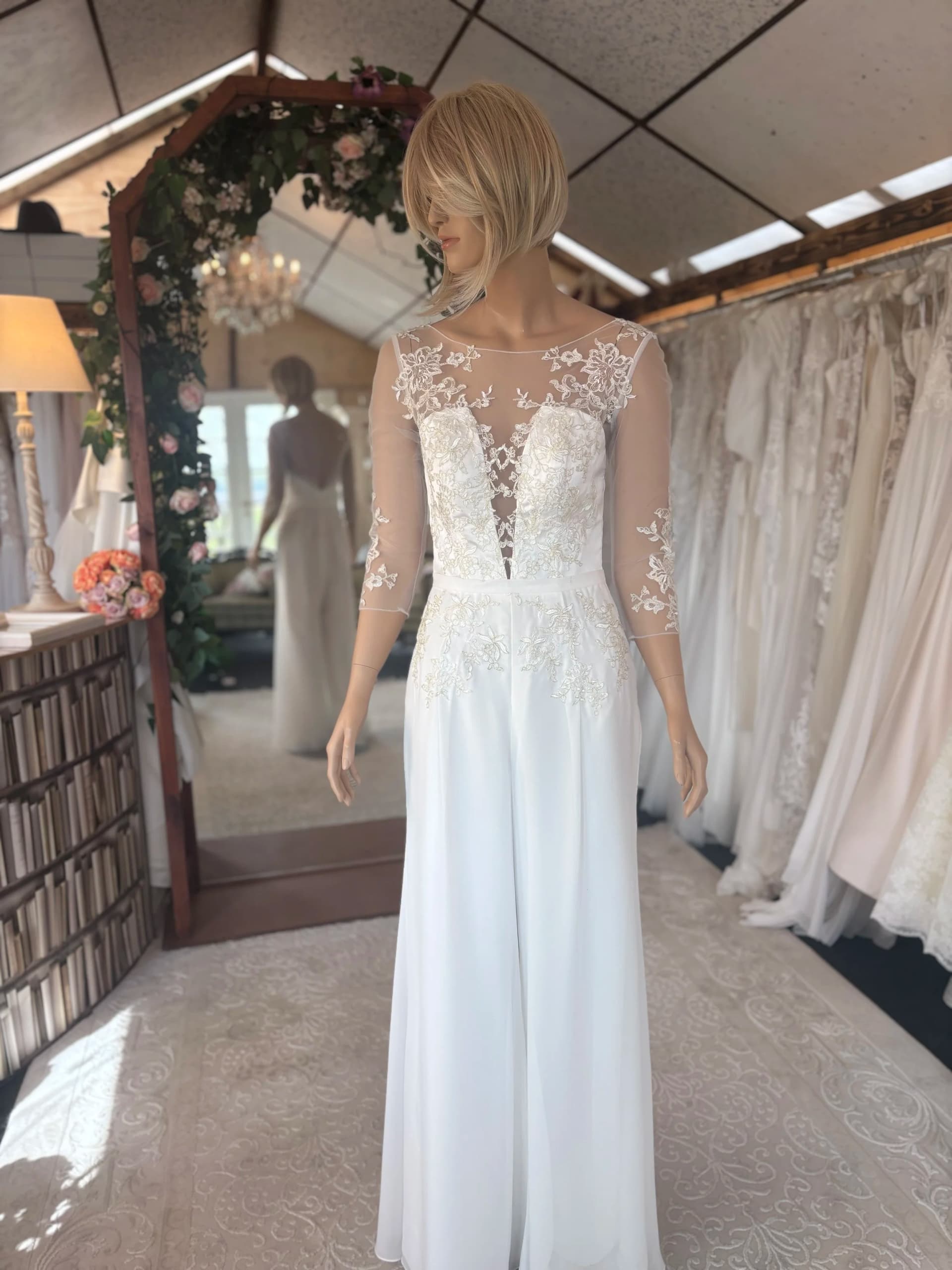 Nanna – Preloved brudebuksedragt str. 36 - billede 5