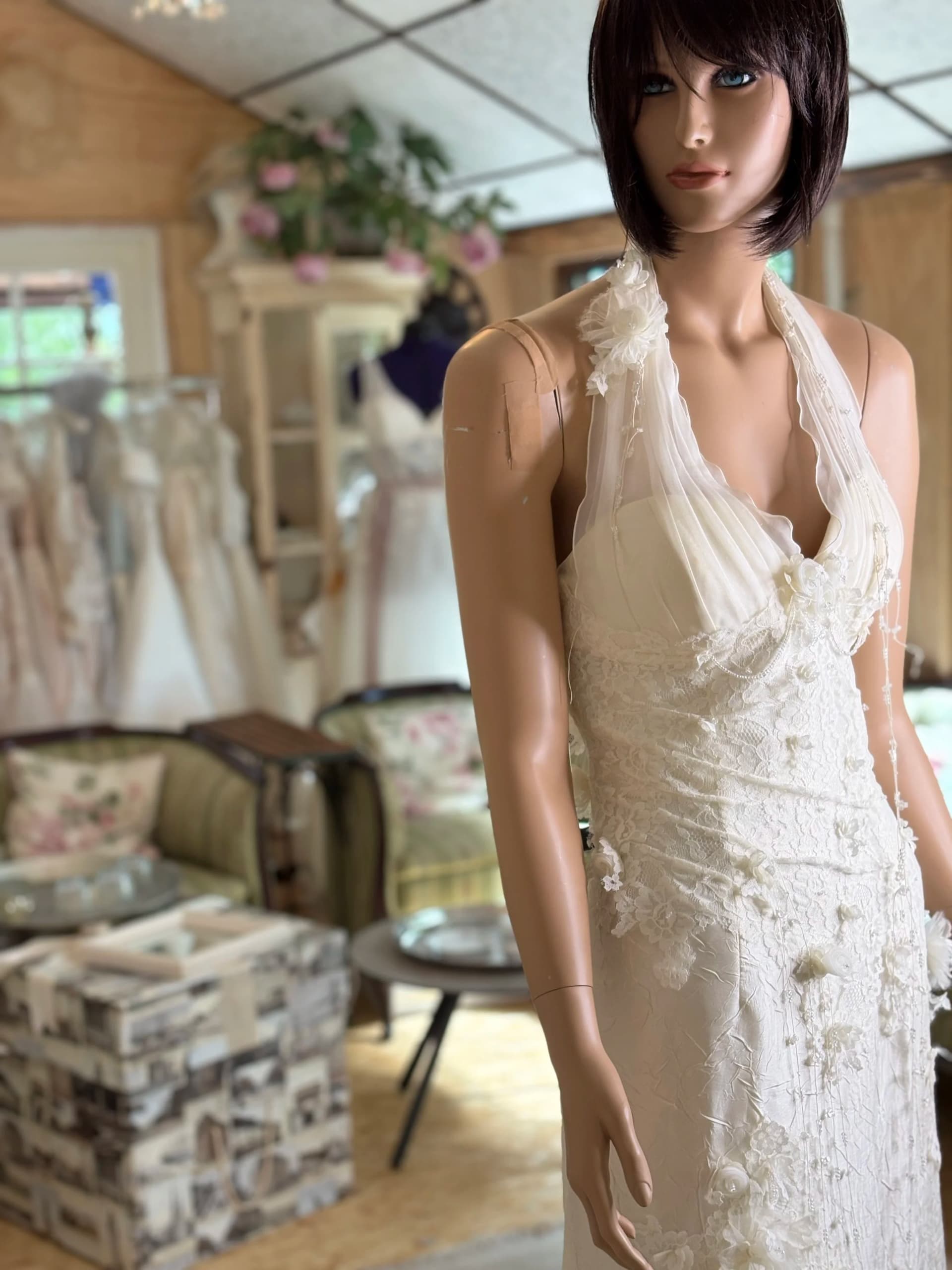 Fia – Preloved brudekjole str. 38 - billede 9