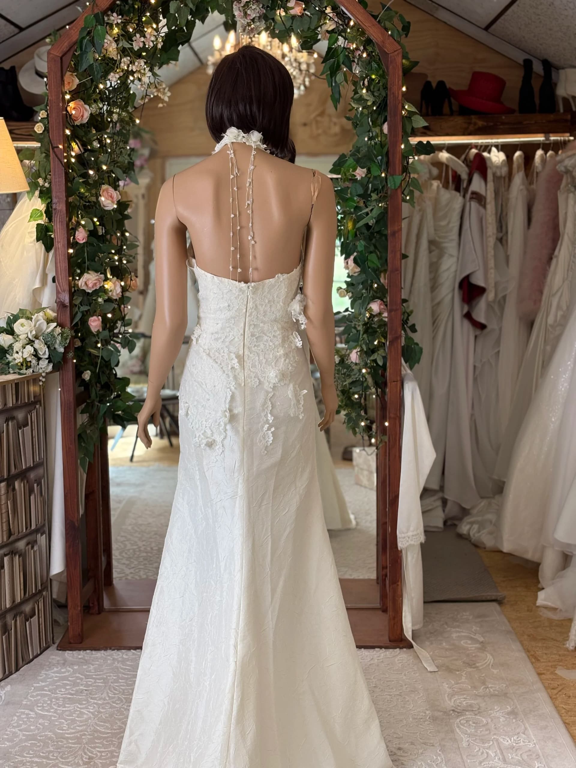 Fia – Preloved brudekjole str. 38 - billede 6