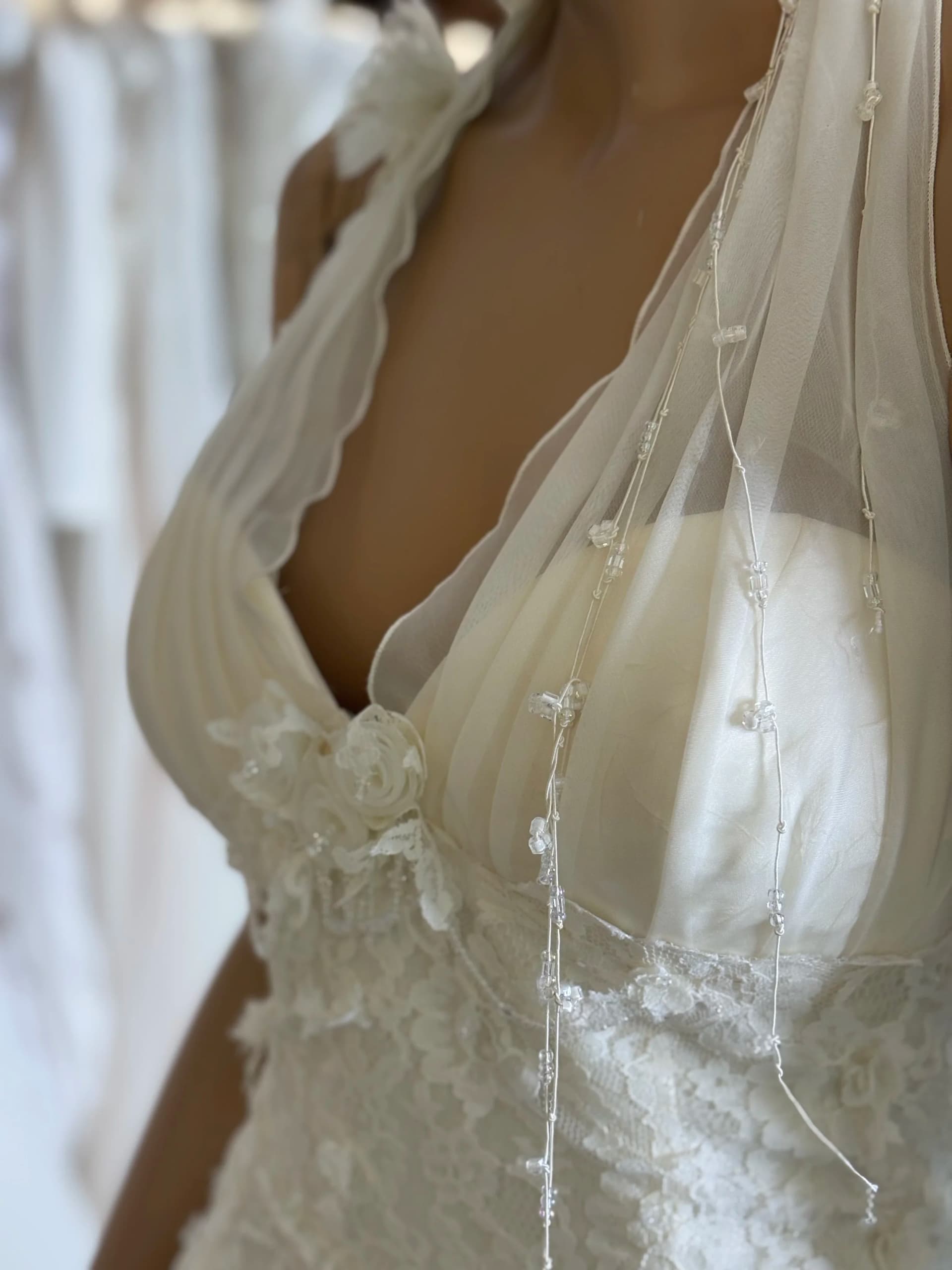 Fia – Preloved brudekjole str. 38 - billede 10