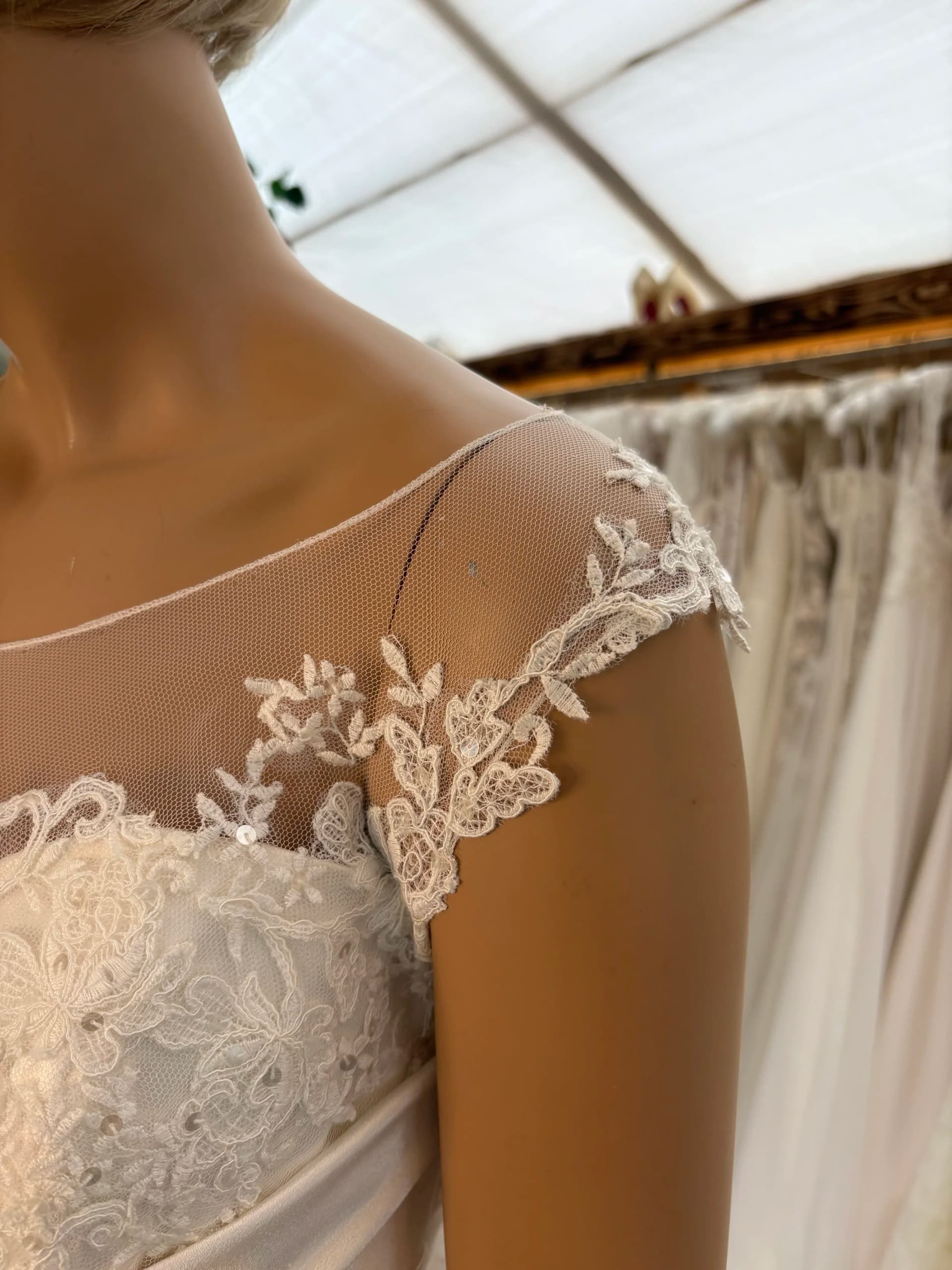 Iben – Preloved brudekjole str. 36 - billede 4