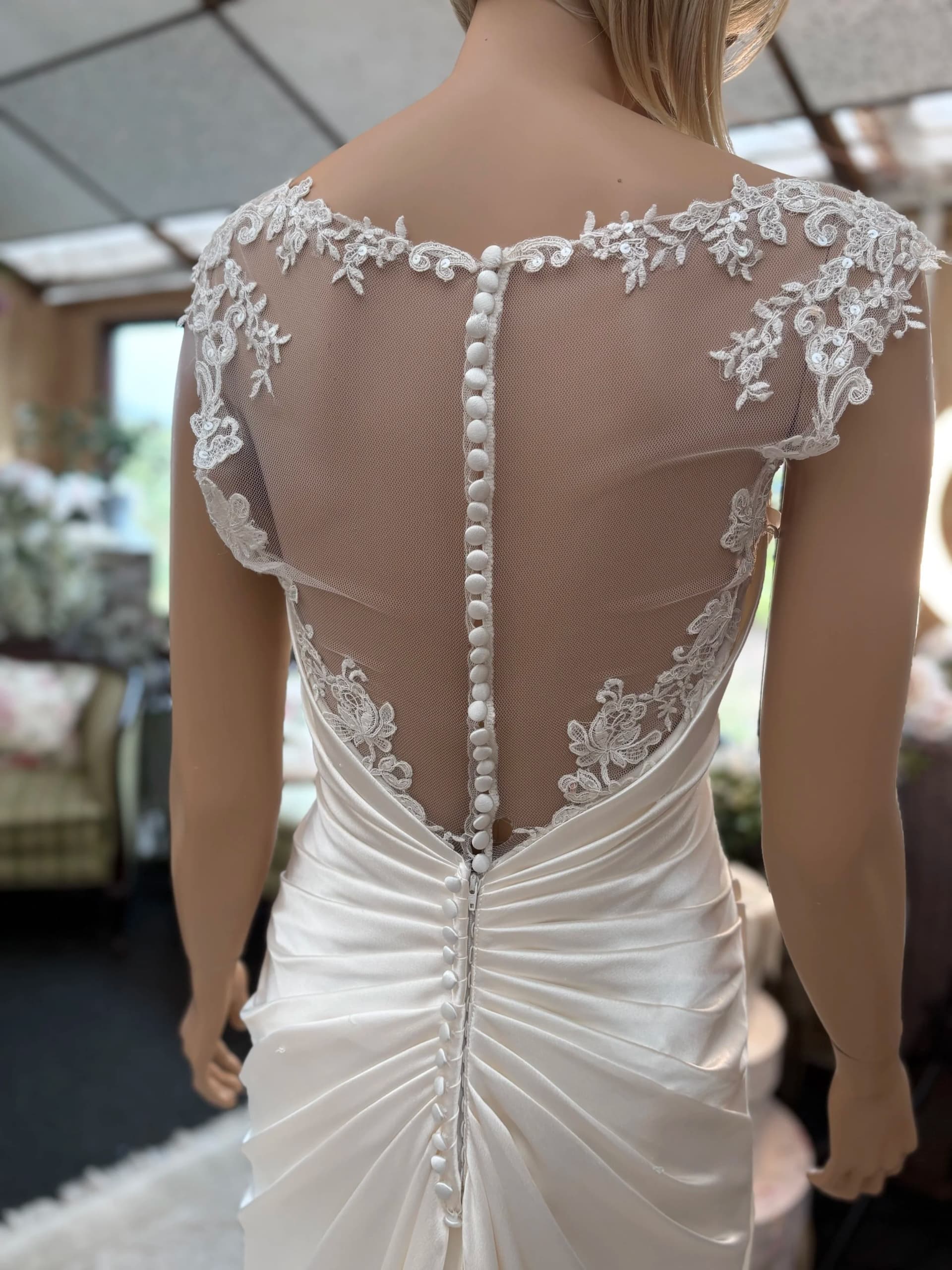 Iben – Preloved brudekjole str. 36 - billede 7