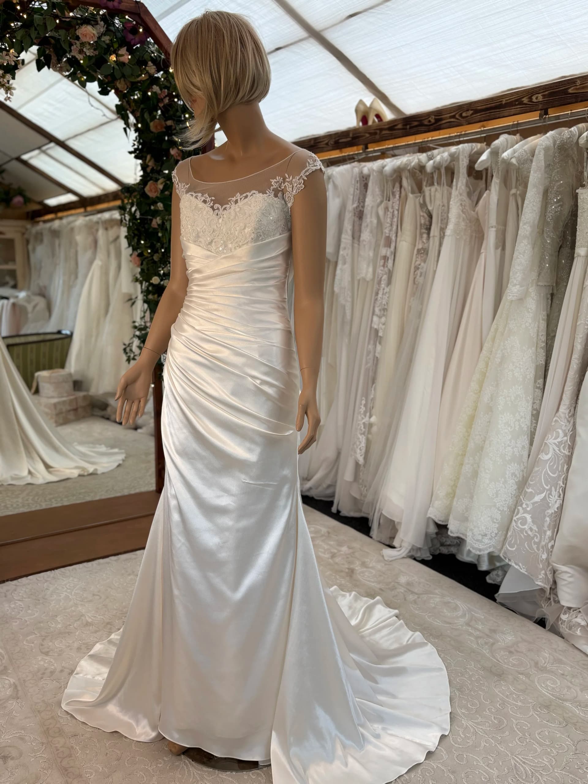 Iben – Preloved brudekjole str. 36 - billede 6