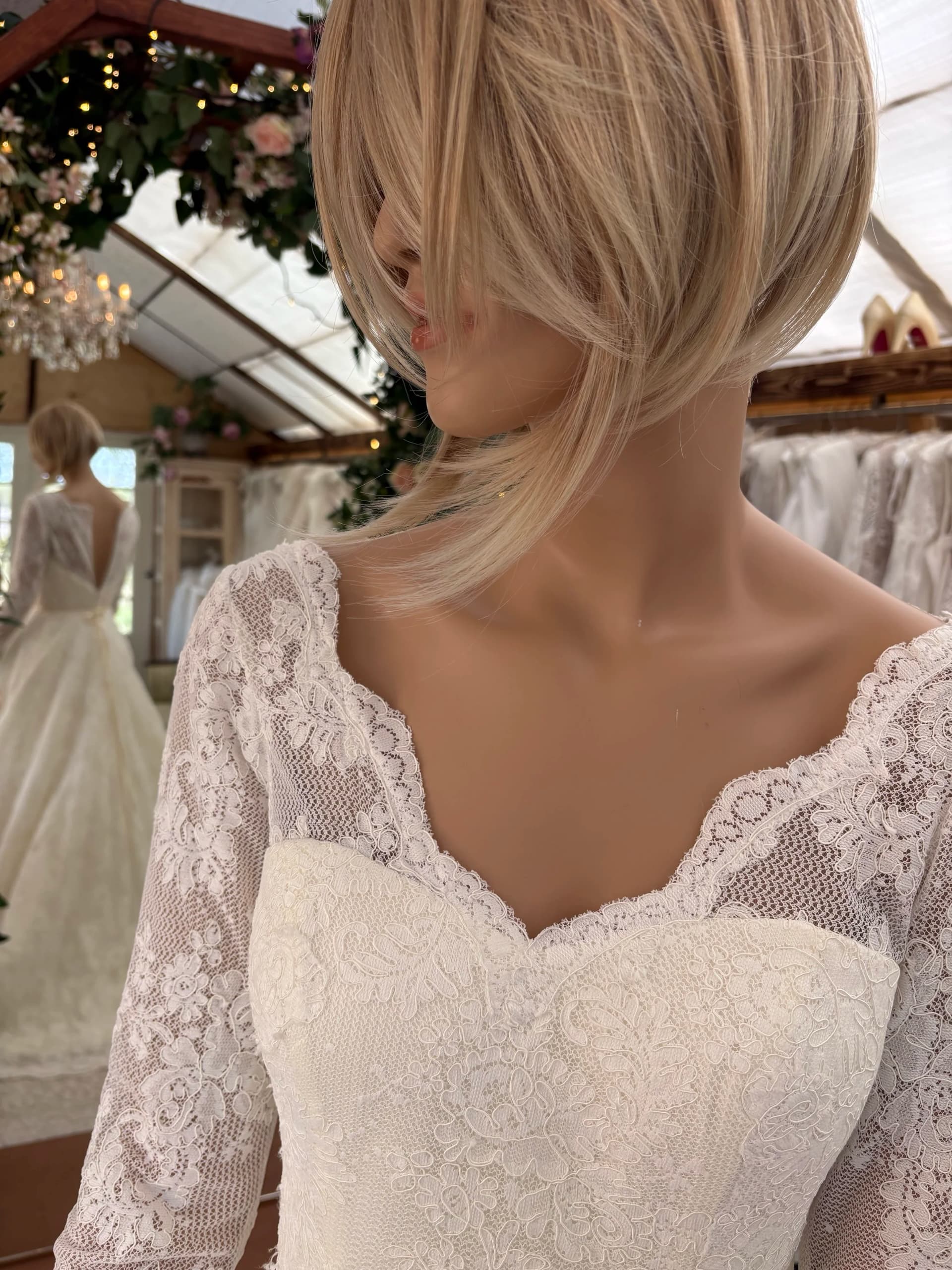 Michelle – To Be Loved brudekjole str. 36 - SOLGT - billede 8